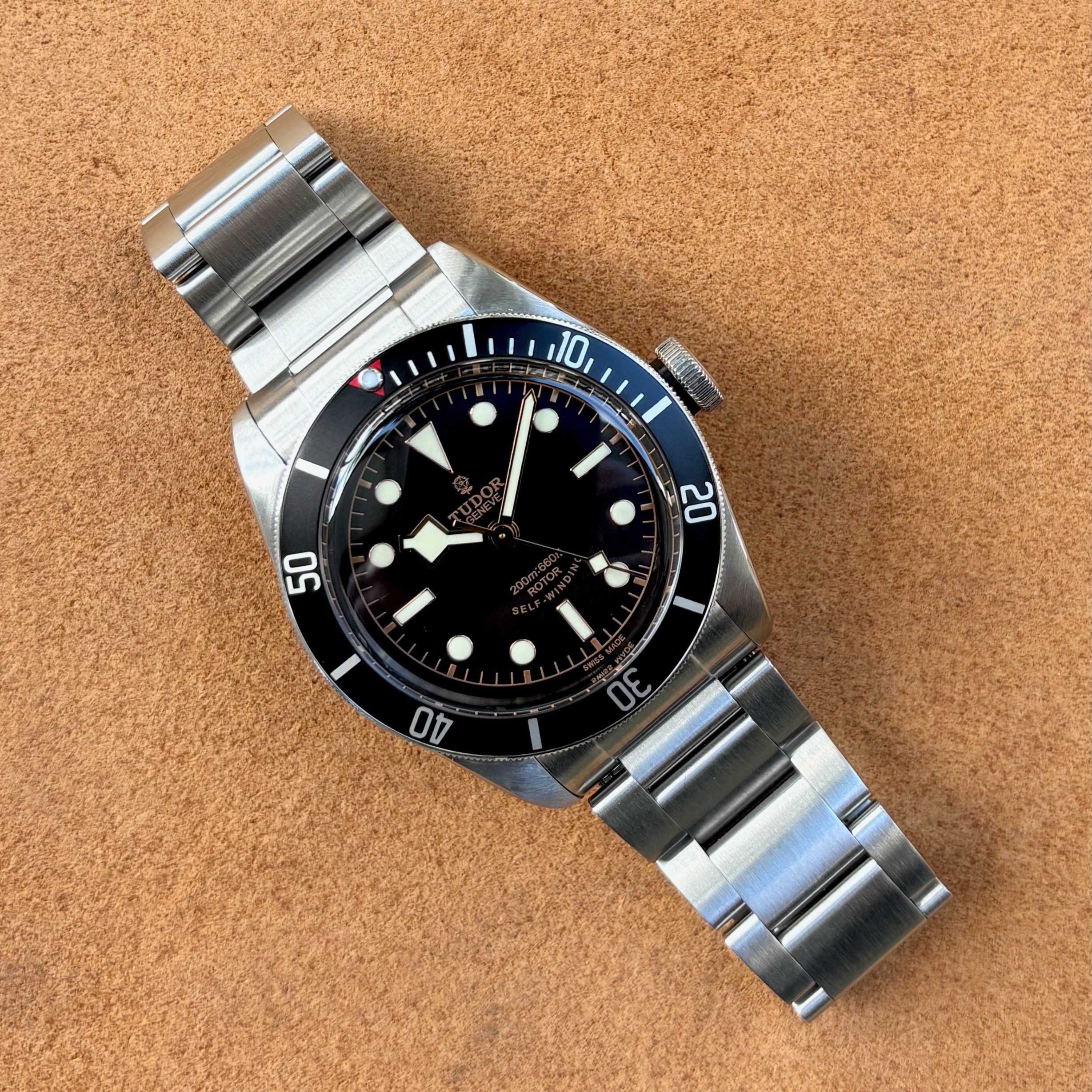 2017 Tudor Black Bay 41 79220N “Rose Logo Smiley” Dial