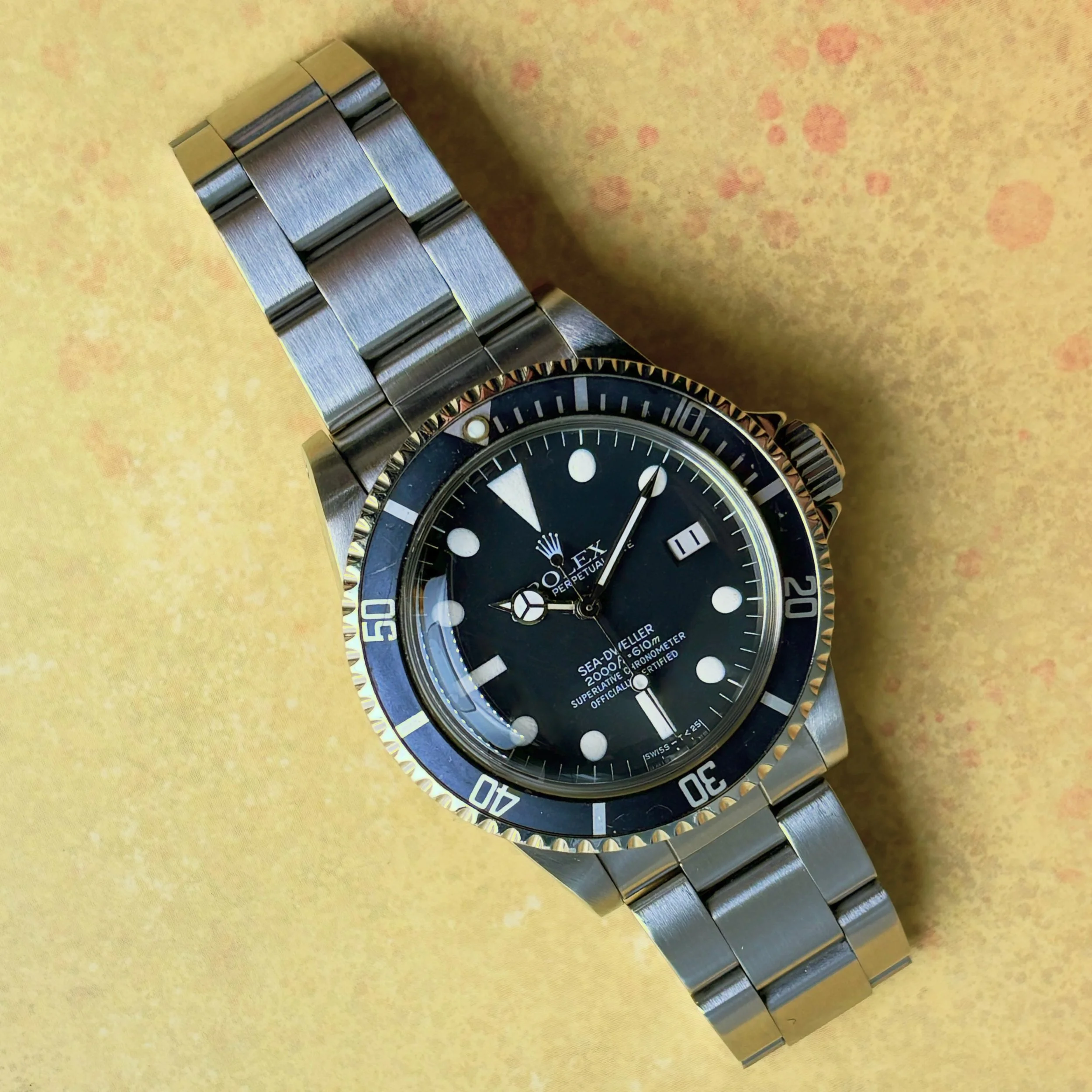 1981 Rolex Sea-Dweller Great White 1665 Mk IV Dial
