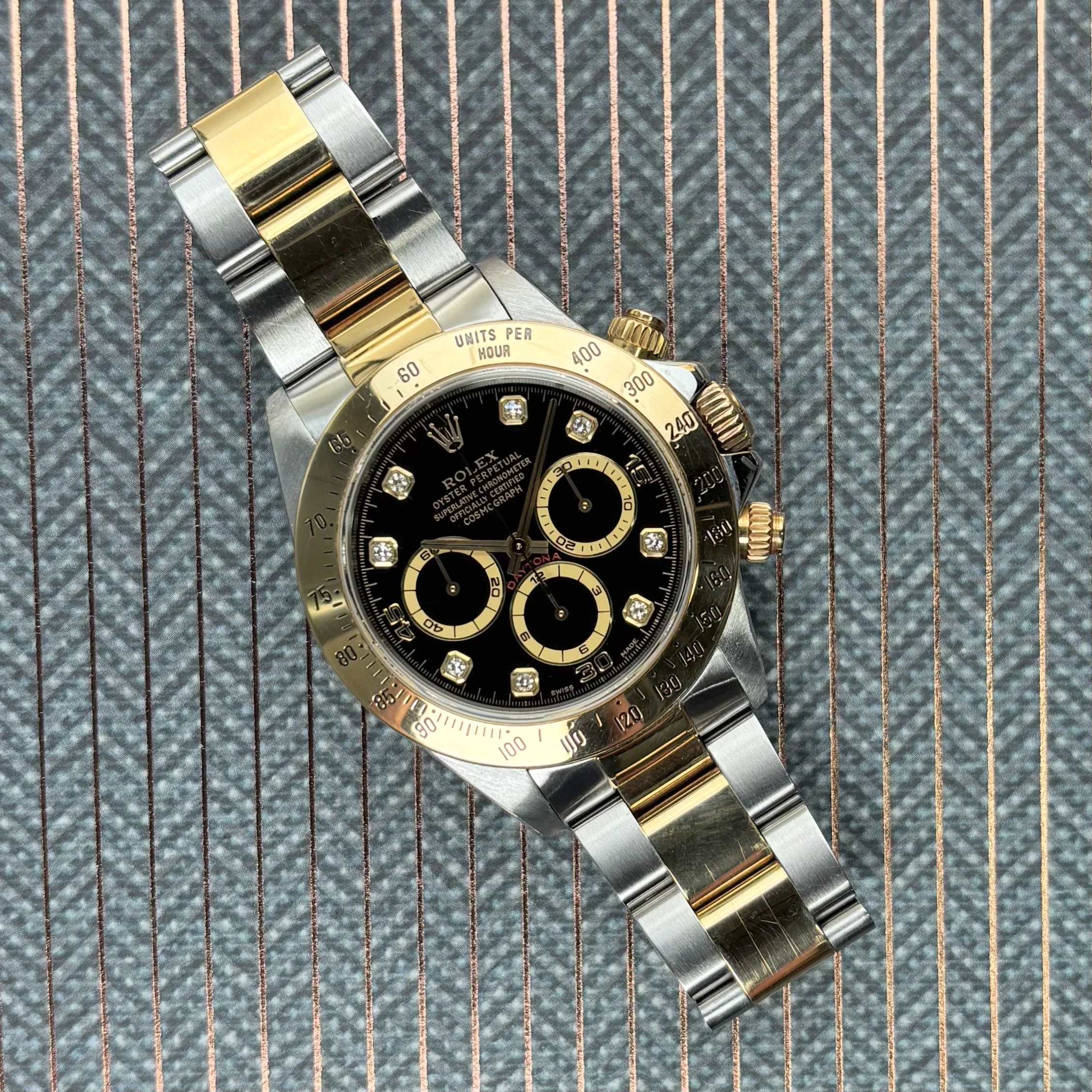 1997 Rolex Cosmograph Daytona 16523 Diamond Dial