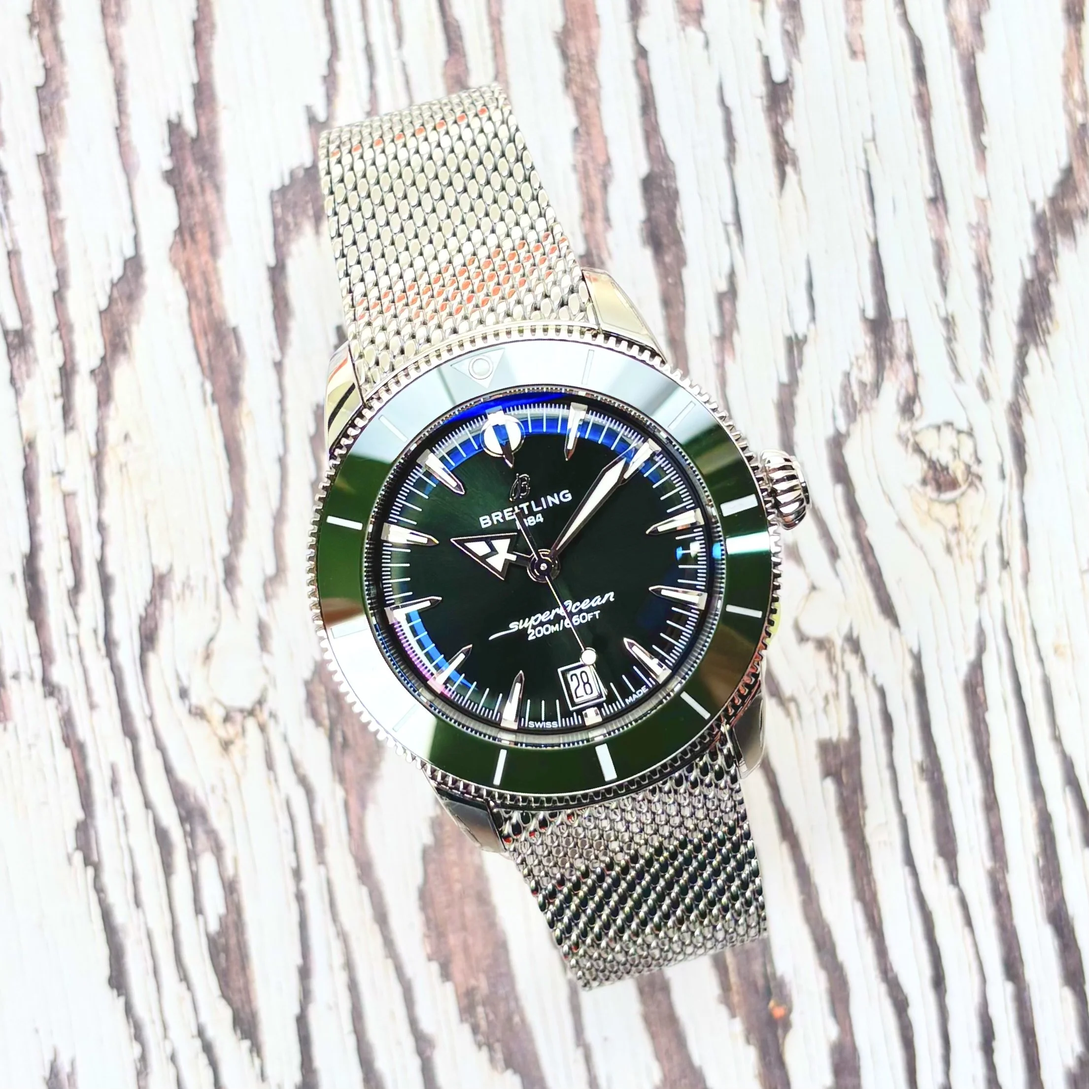 2026 Breitling SuperOcean Heritage B31 Automatic 42 Green Dial