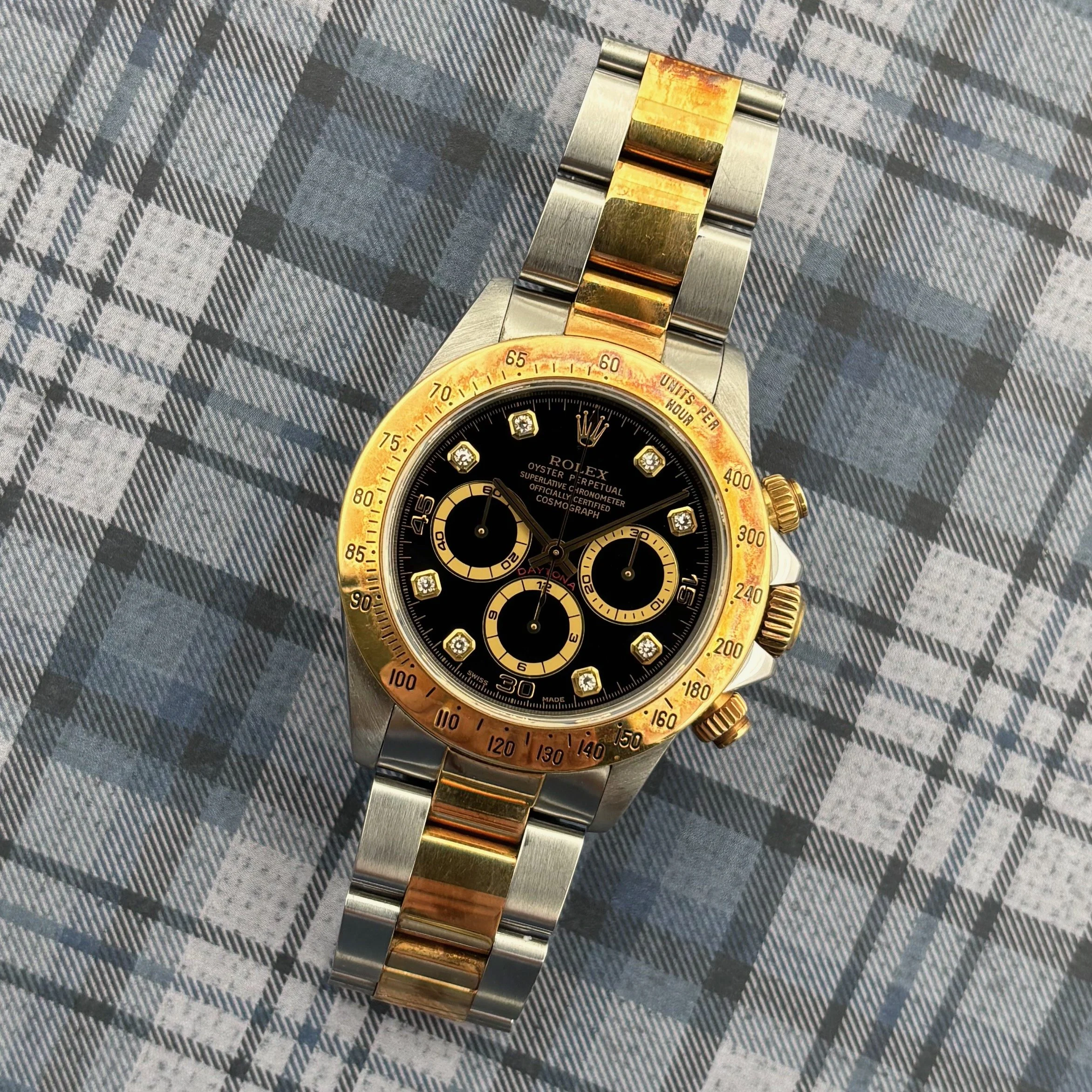 1997 Rolex Cosmograph Daytona 16523 Black Dial