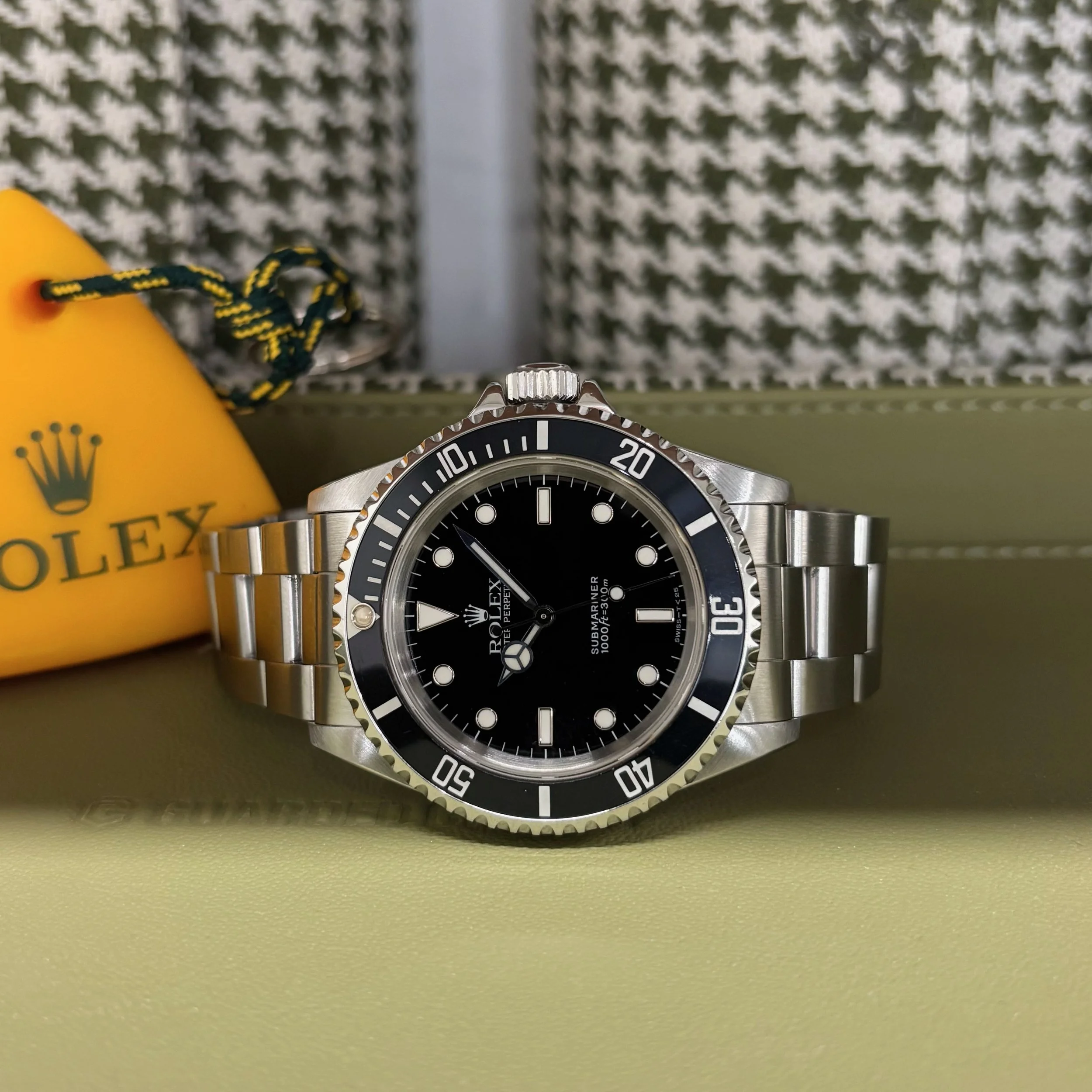 1991 Rolex Submariner No Date 14060 Two Liner Tritium Dial