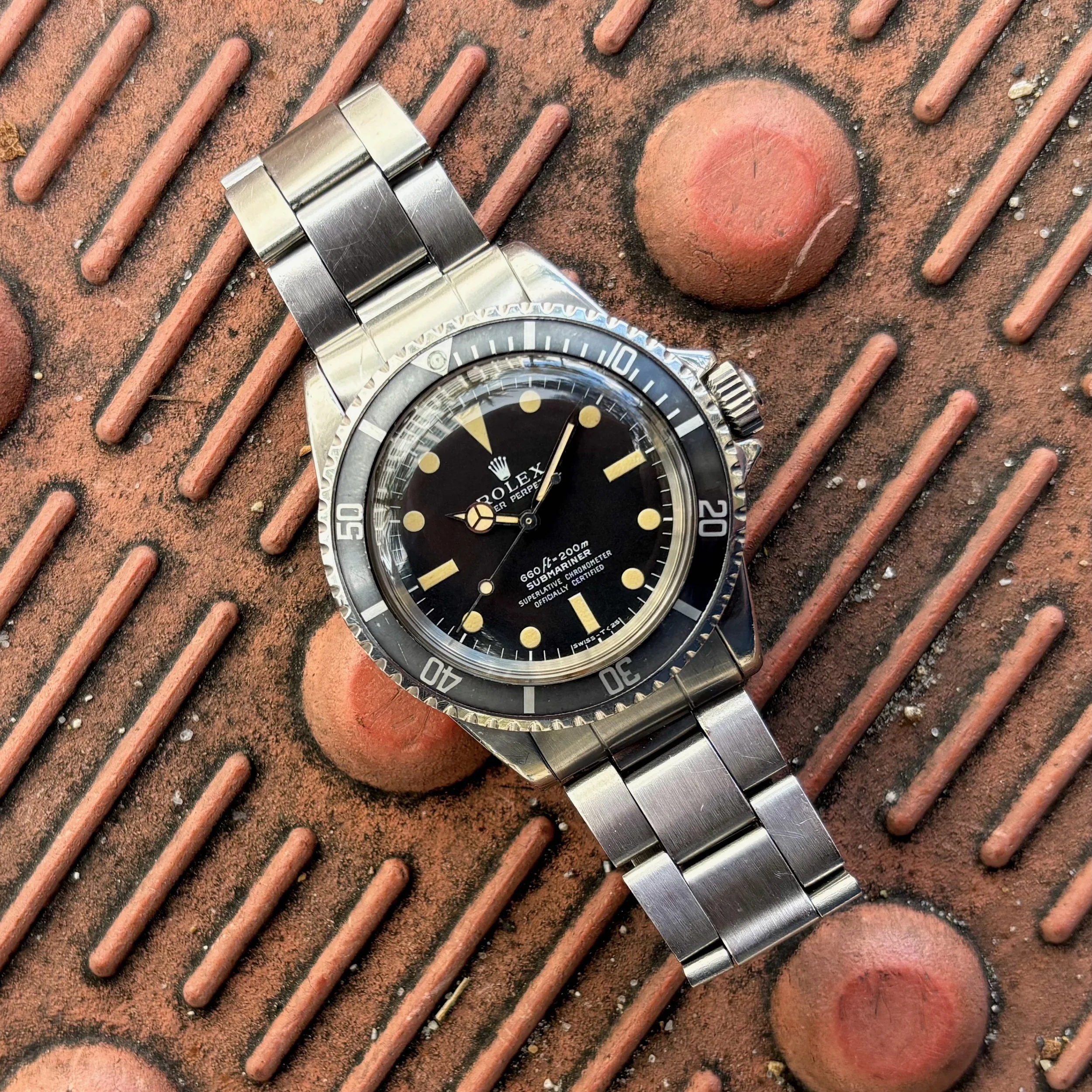1971 Rolex Submariner 5512 Matte Black Dial