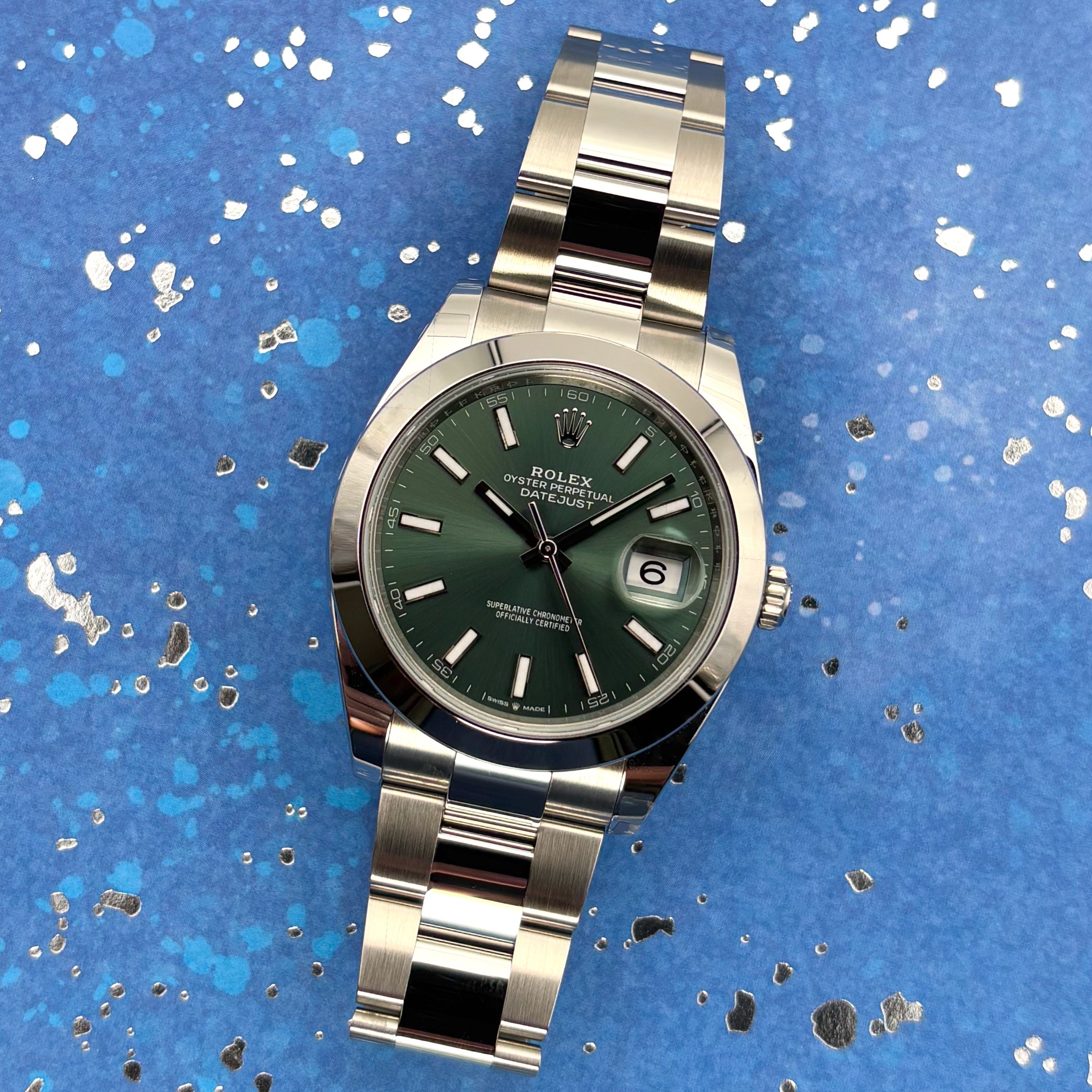 2026 Rolex Datejust 41 126300 Mint Green Dial