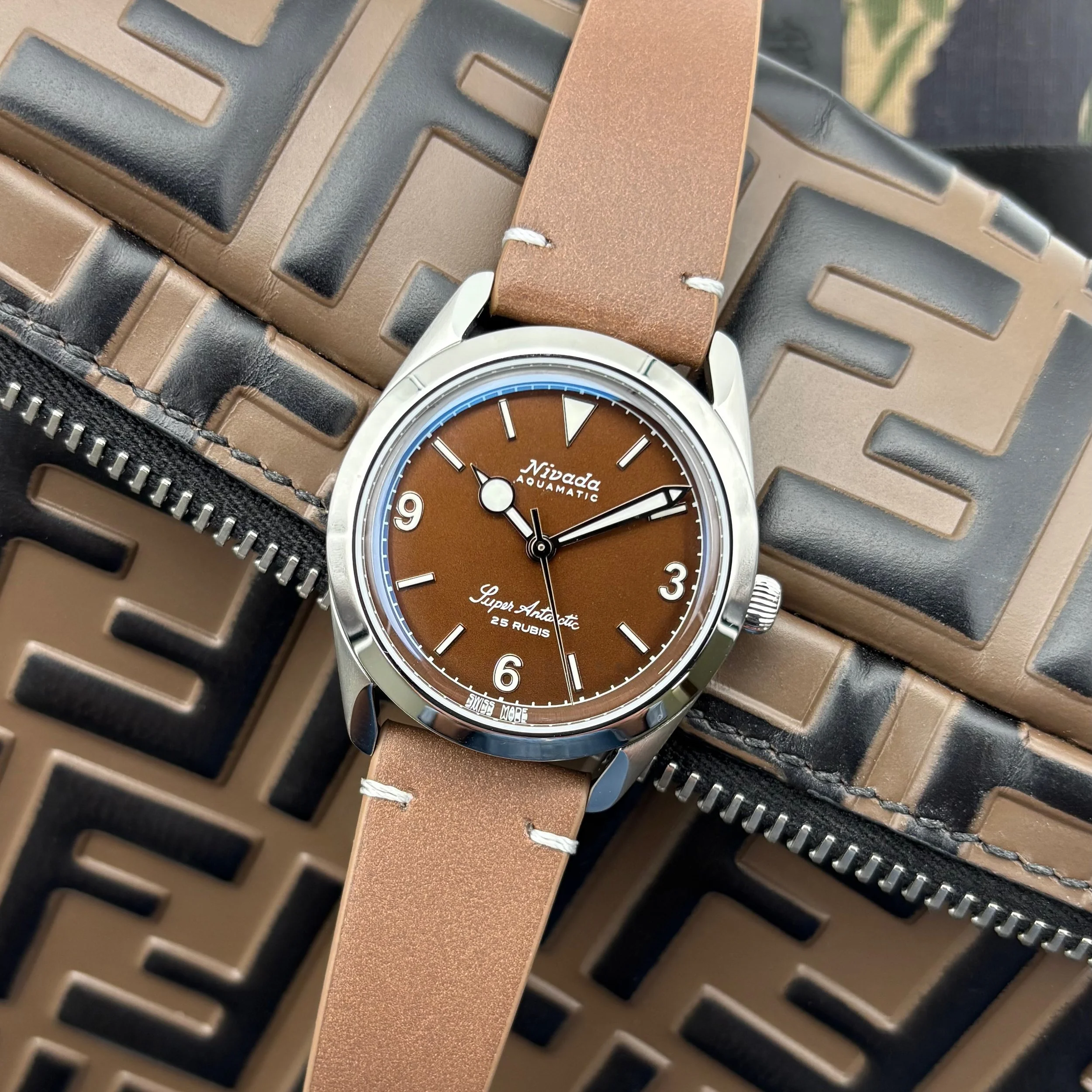 2026 Nivada Grenchen Super Antarctic 3.6.9 Brown Dial 32040A14