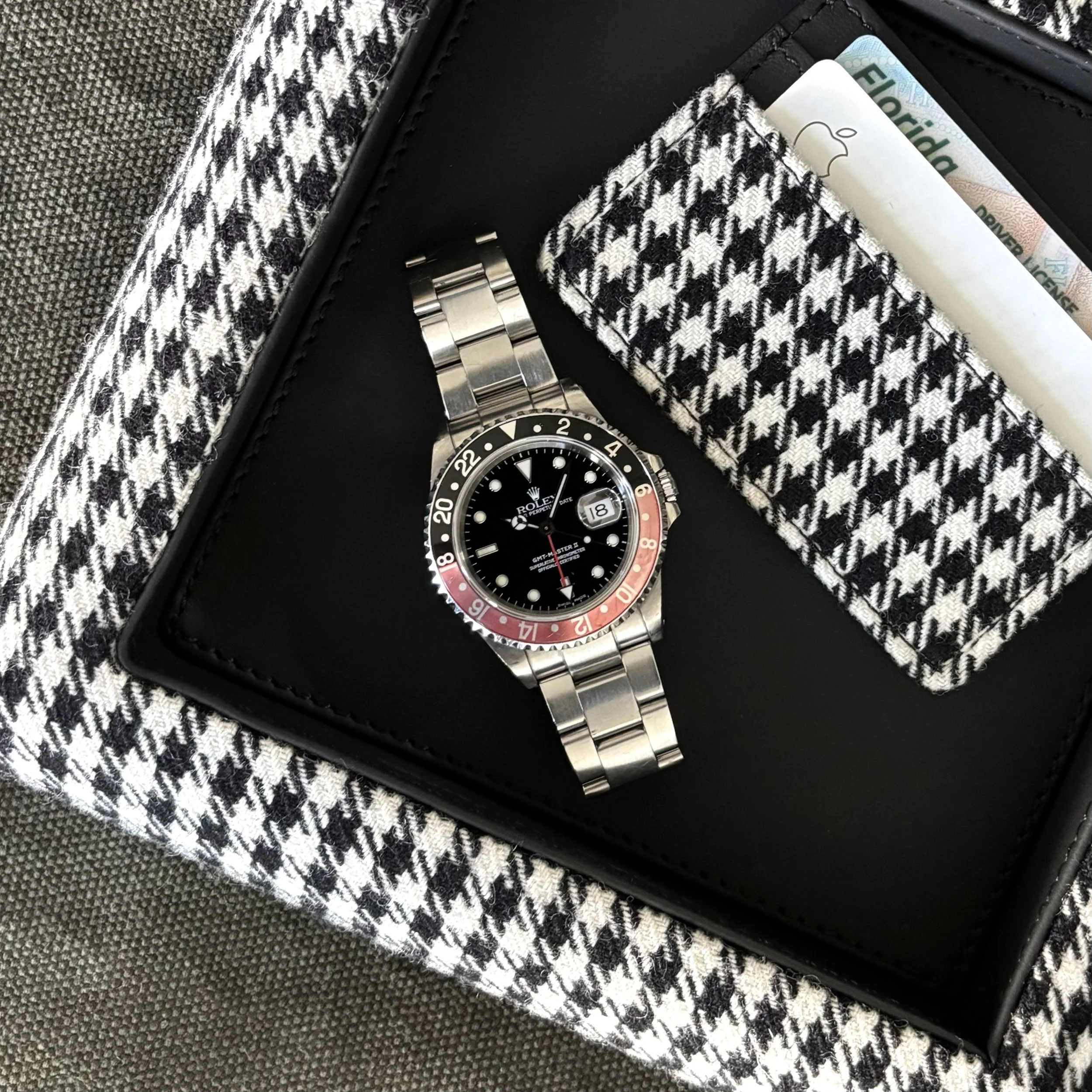 2000 Rolex GMT Master II 16710 "Coke" Black & Faded Red Bezel