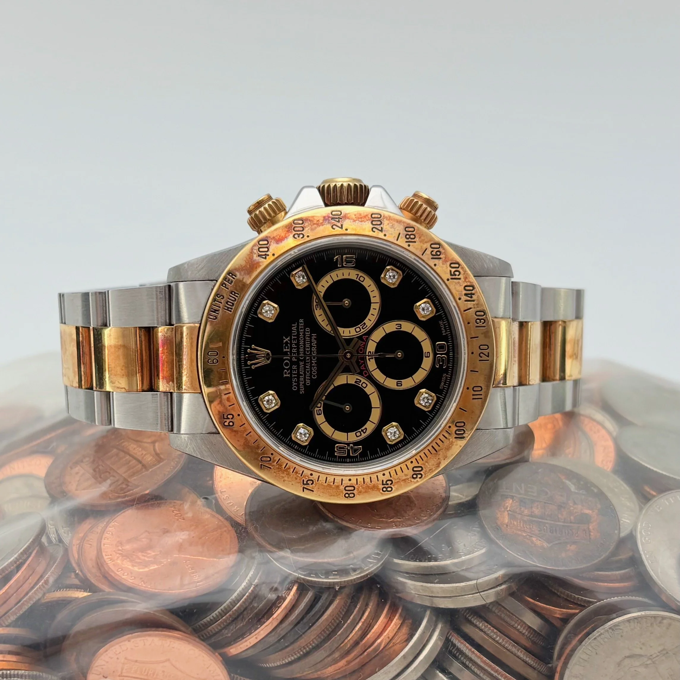 1997 Rolex Cosmograph Daytona 16523 Black Dial