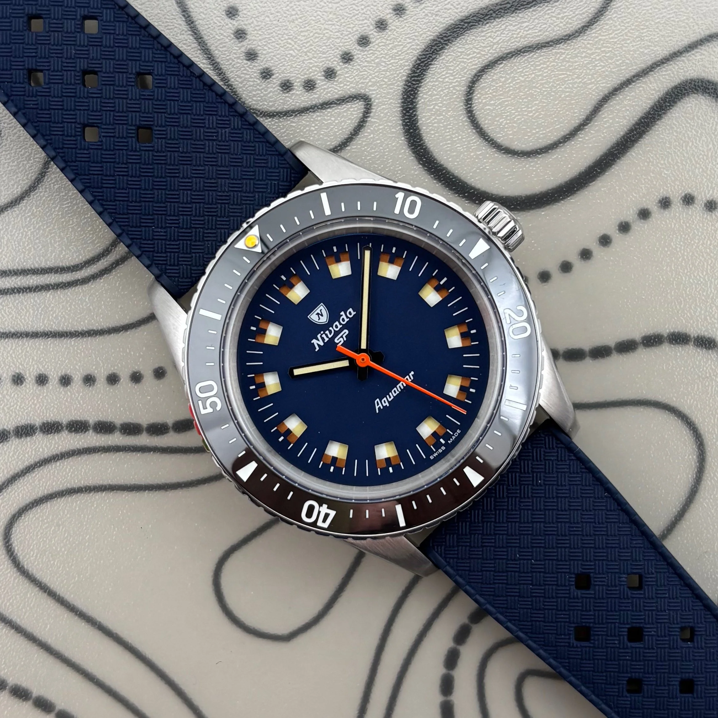 2026 Nivada Grenchen Aquamar Blue