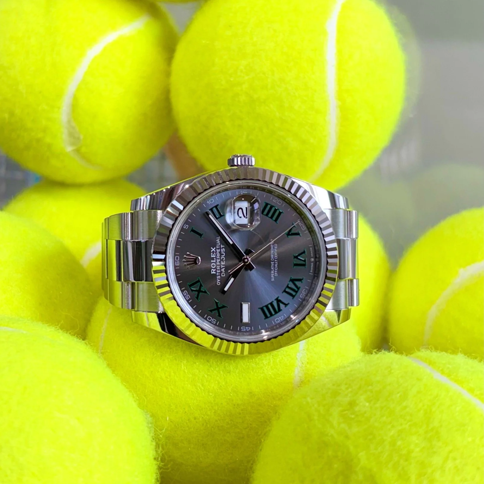 2026 Rolex Datejust 41 126334 Wimbledon Dial