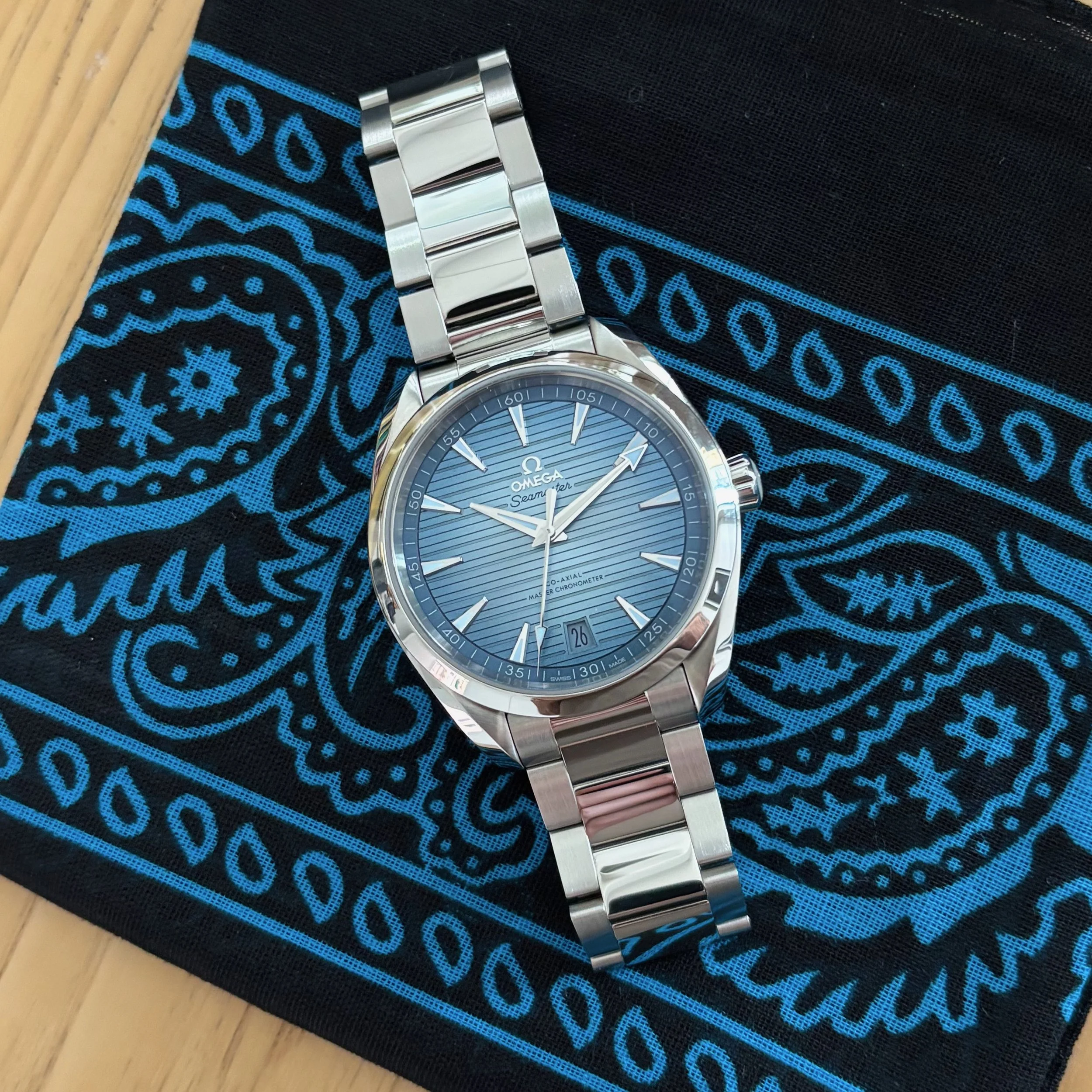 2023 Omega Seamaster Aqua Terra 150M 220.10.41.21.03.005 75th Anniversary