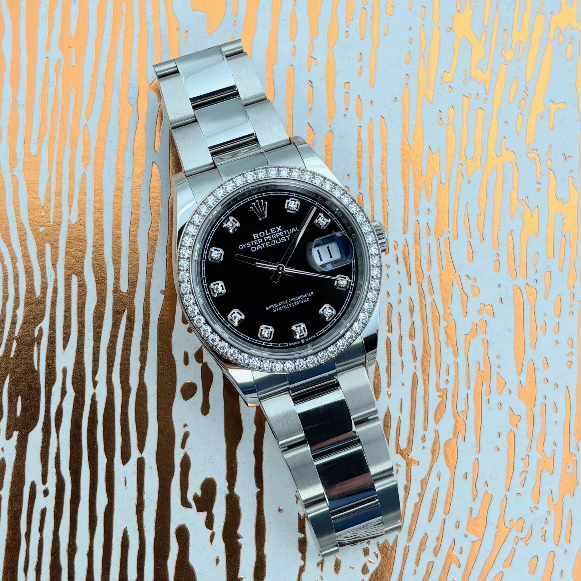 2022 Rolex Datejust 36 126284RBR Black Dial