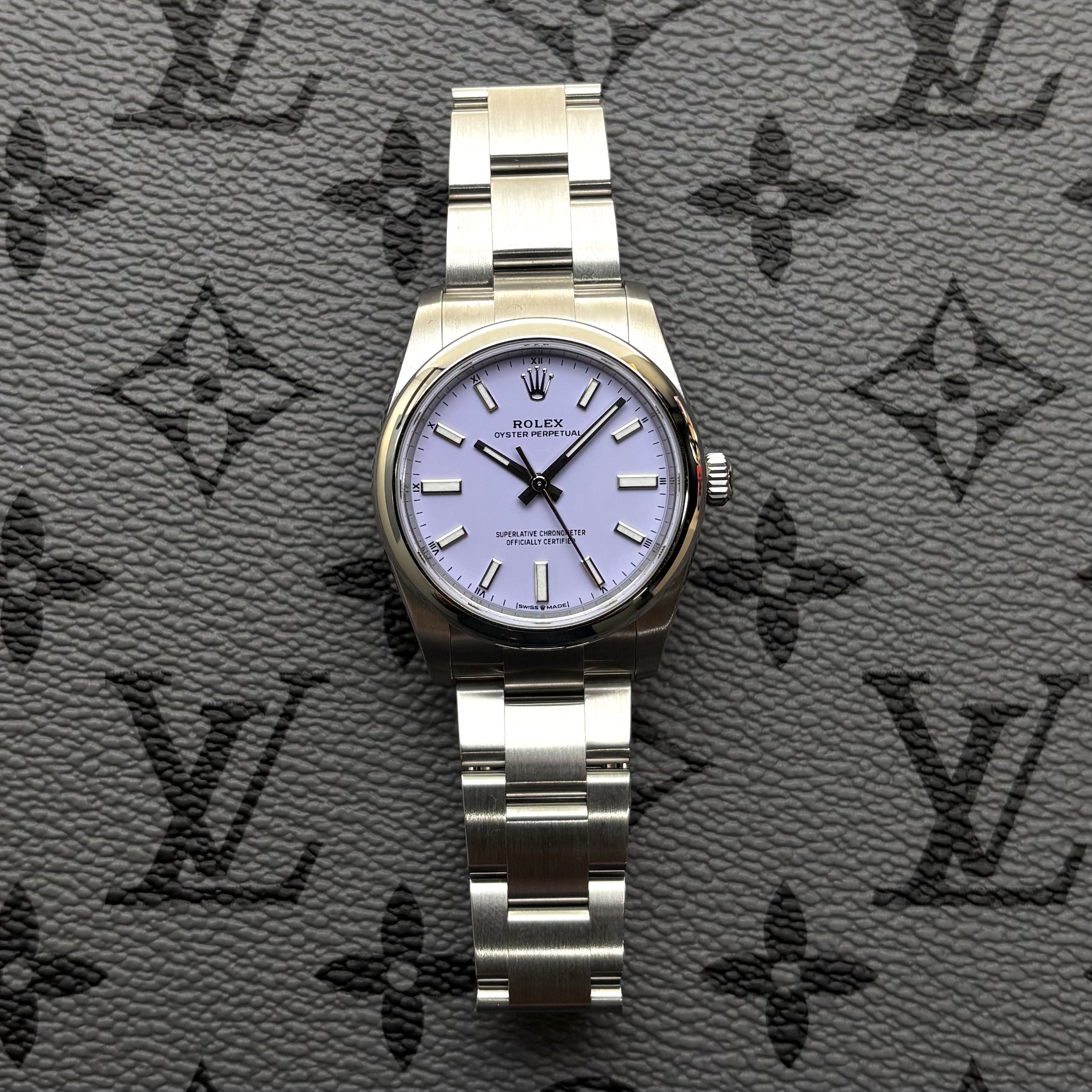 2025 Rolex Oyster Perpetual 34 124200 Lavender Dial