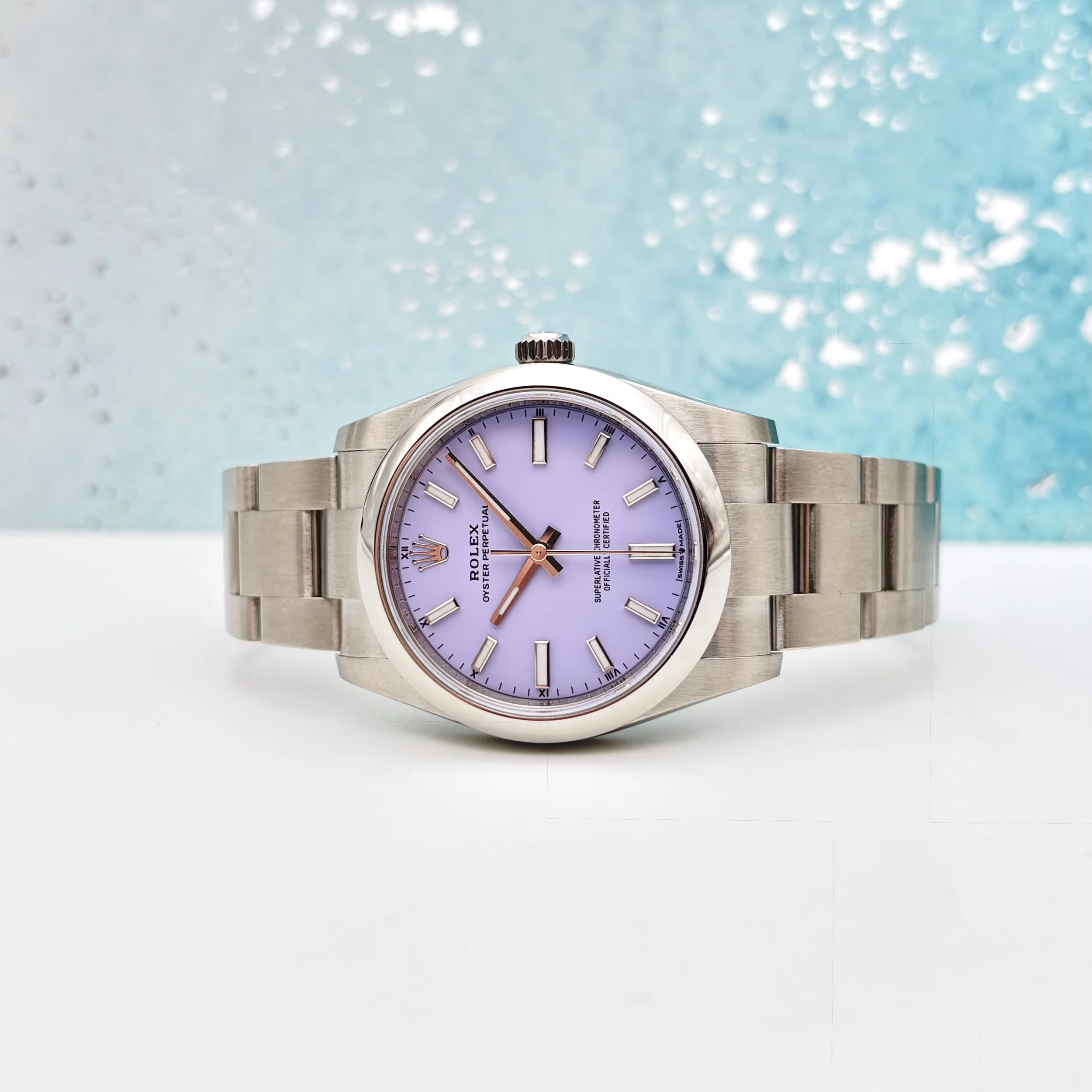 2025 Rolex Oyster Perpetual 34 124200 Lavender Dial