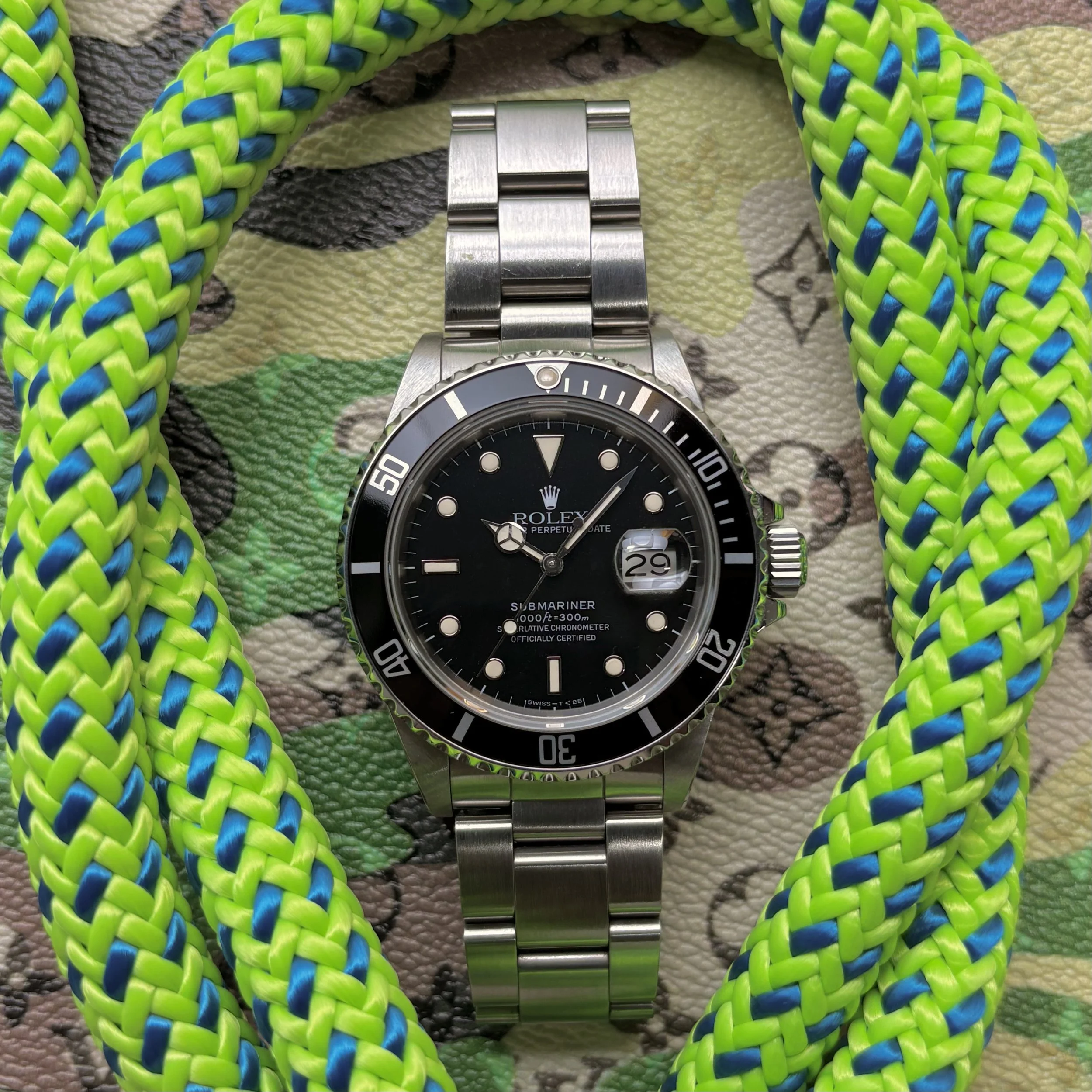 1986 Rolex Submariner Date Glossy WGS Dial 16800