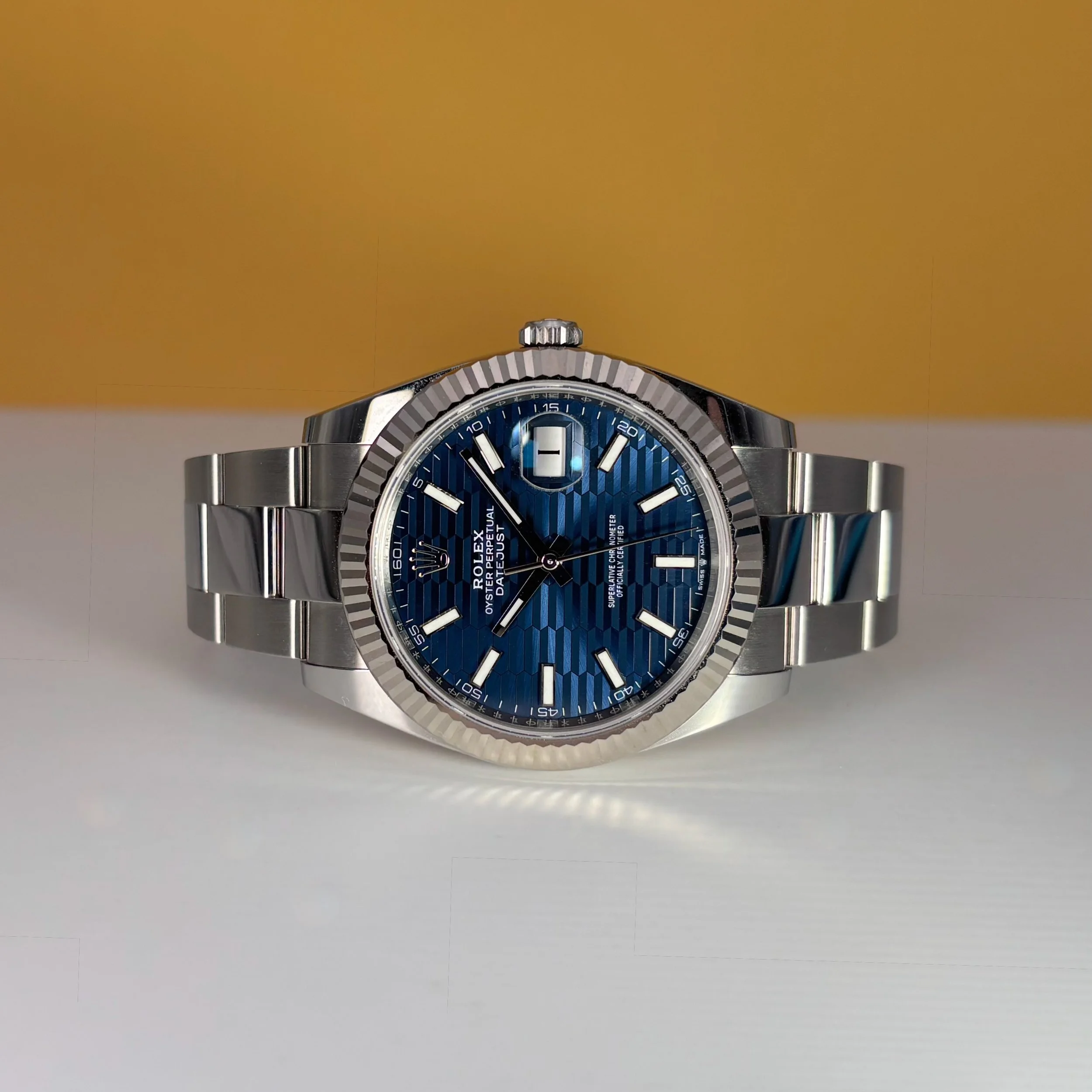 2023 Rolex Datejust 41 126334 Blue Motif Dial
