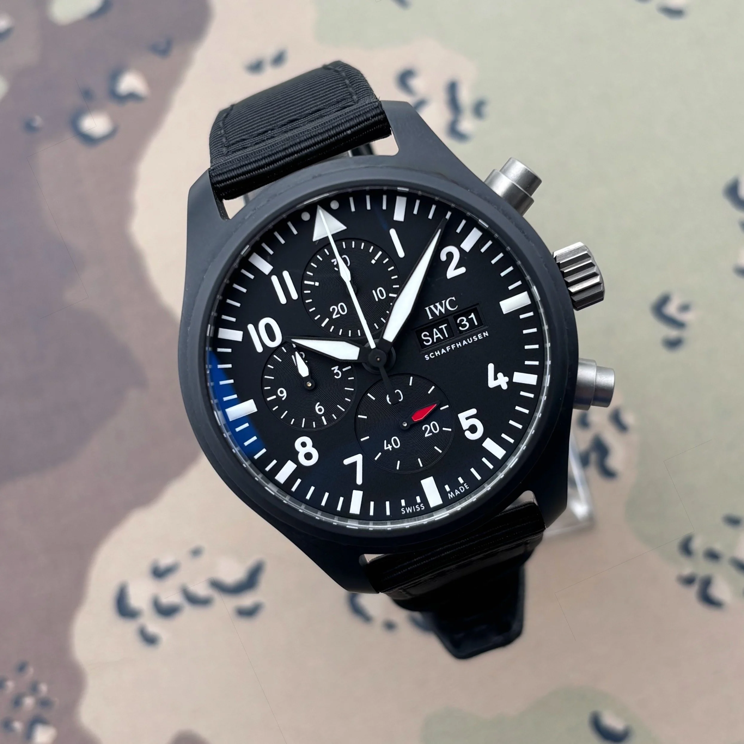 2021 IWC Pilot’s Watch Chronograph Top Gun IW389101