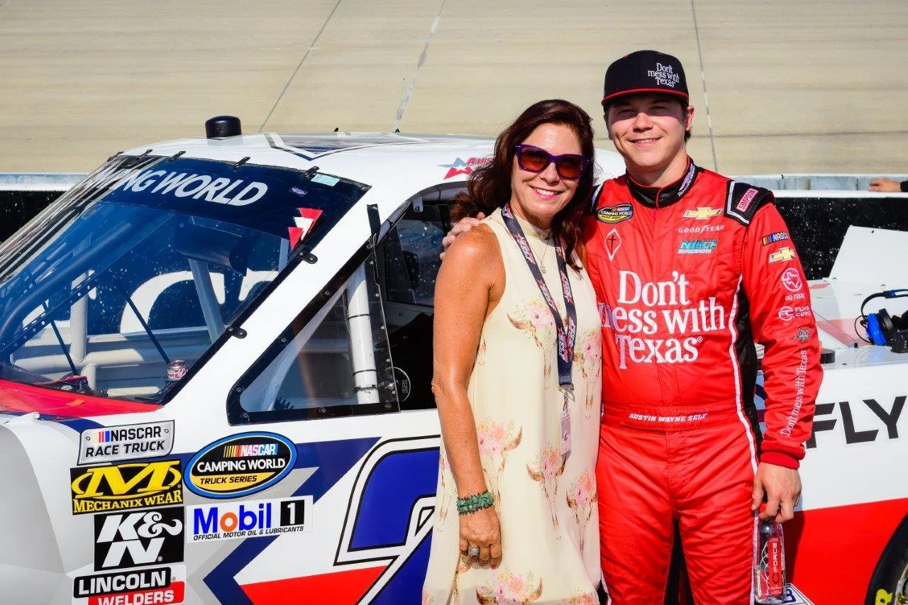 Austin Wayne Self and Justin Fontaine to Honor Their Mothers at Kansas Speedway