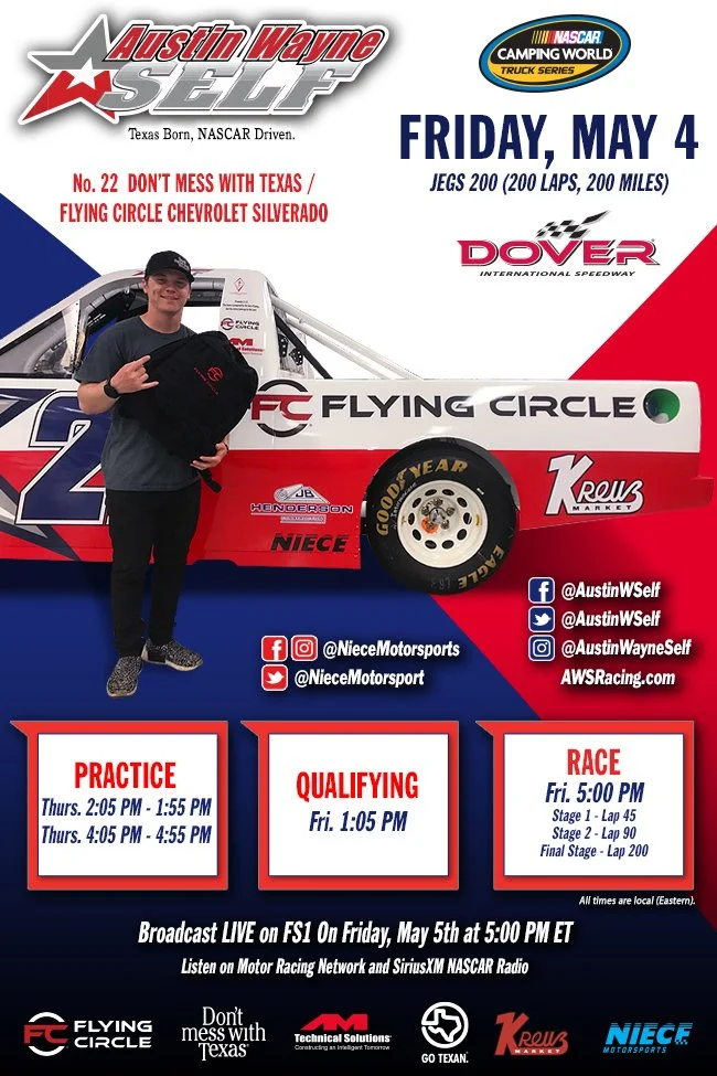 Austin Wayne Self - Dover Race Advance