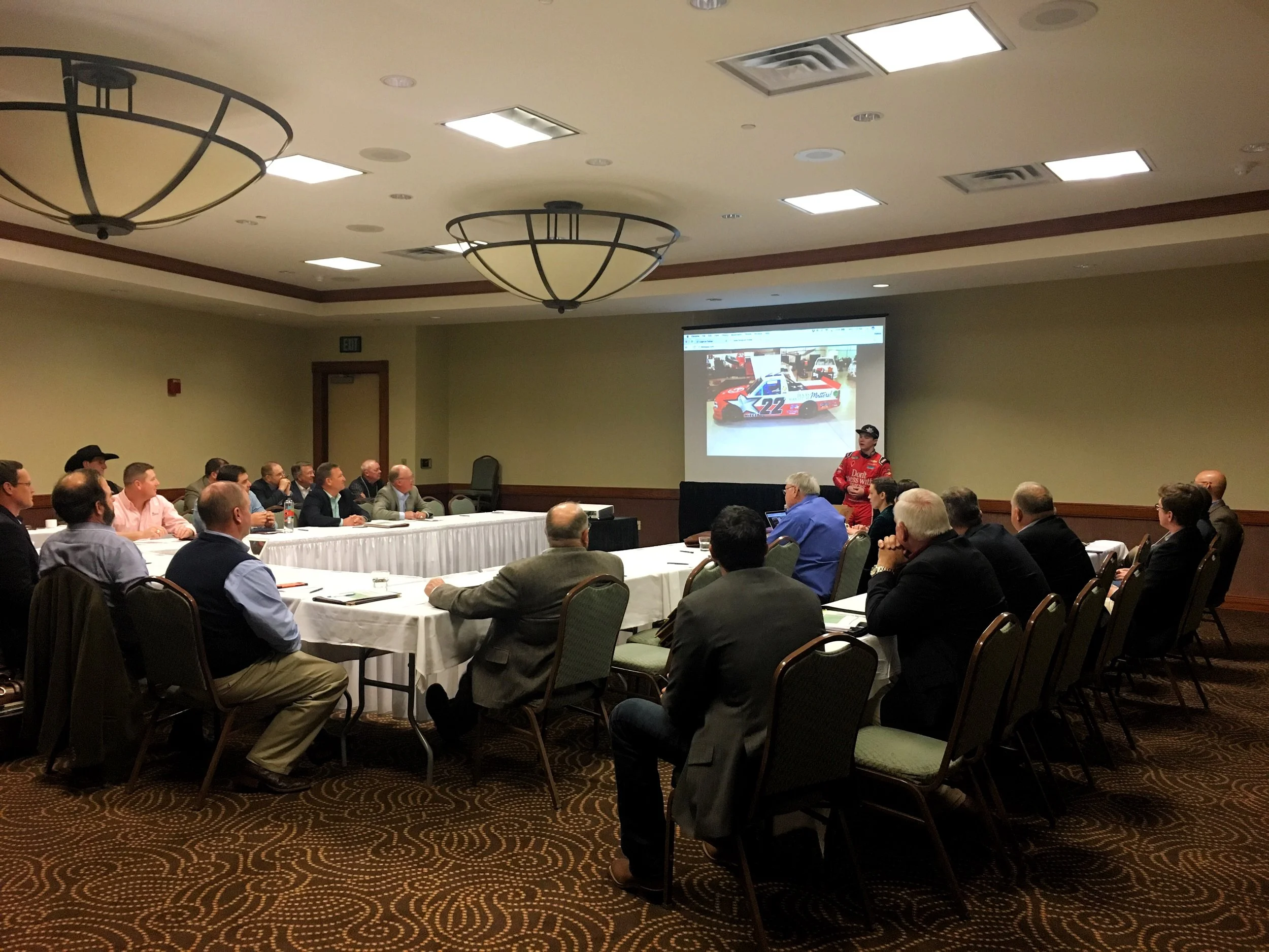 Austin Wayne Self Speaks at Texas Grain Sorghum Producers Board Meeting