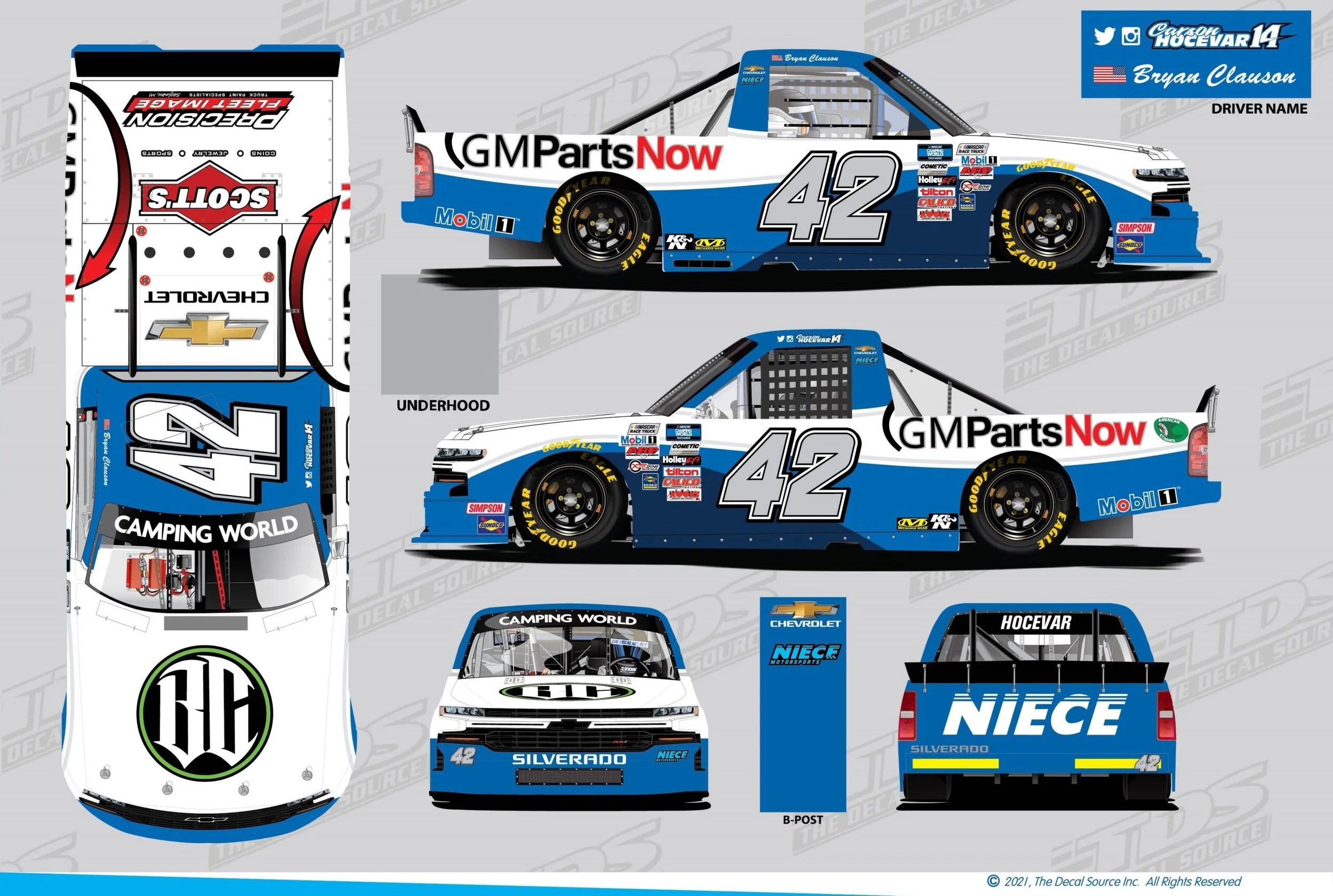 Carson Hocevar - Pinty’s Truck Race on Dirt Race Advance