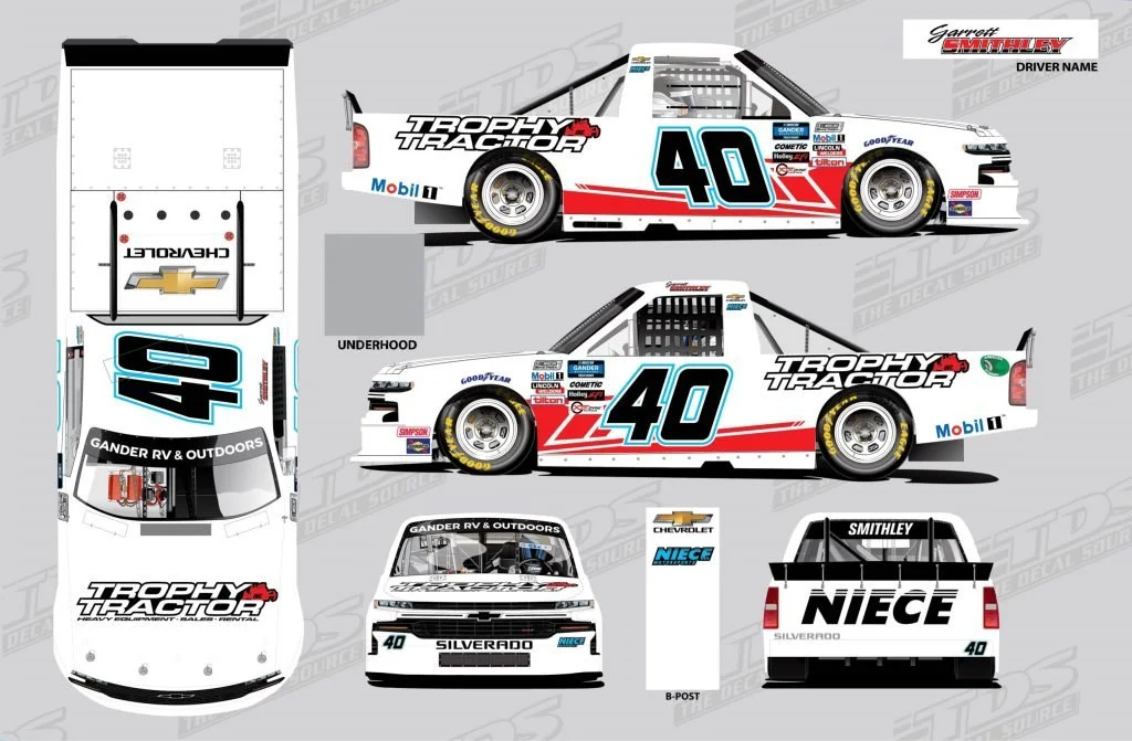 Garrett Smithley Set to Make Niece Motorsports Debut at Charlotte Motor Speedway