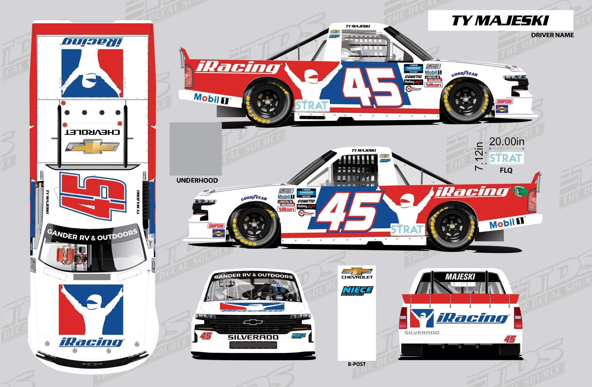 iRacing to Sponsor Ty Majeski and Niece Motorsports in 2020