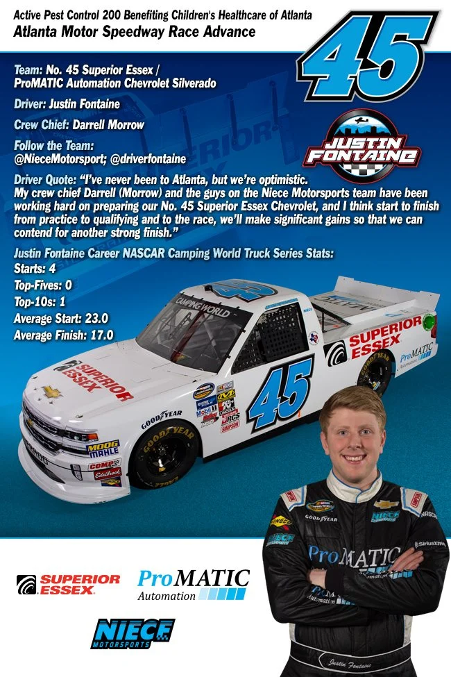 Justin Fontaine - Active Pest Control 200 Race Advance