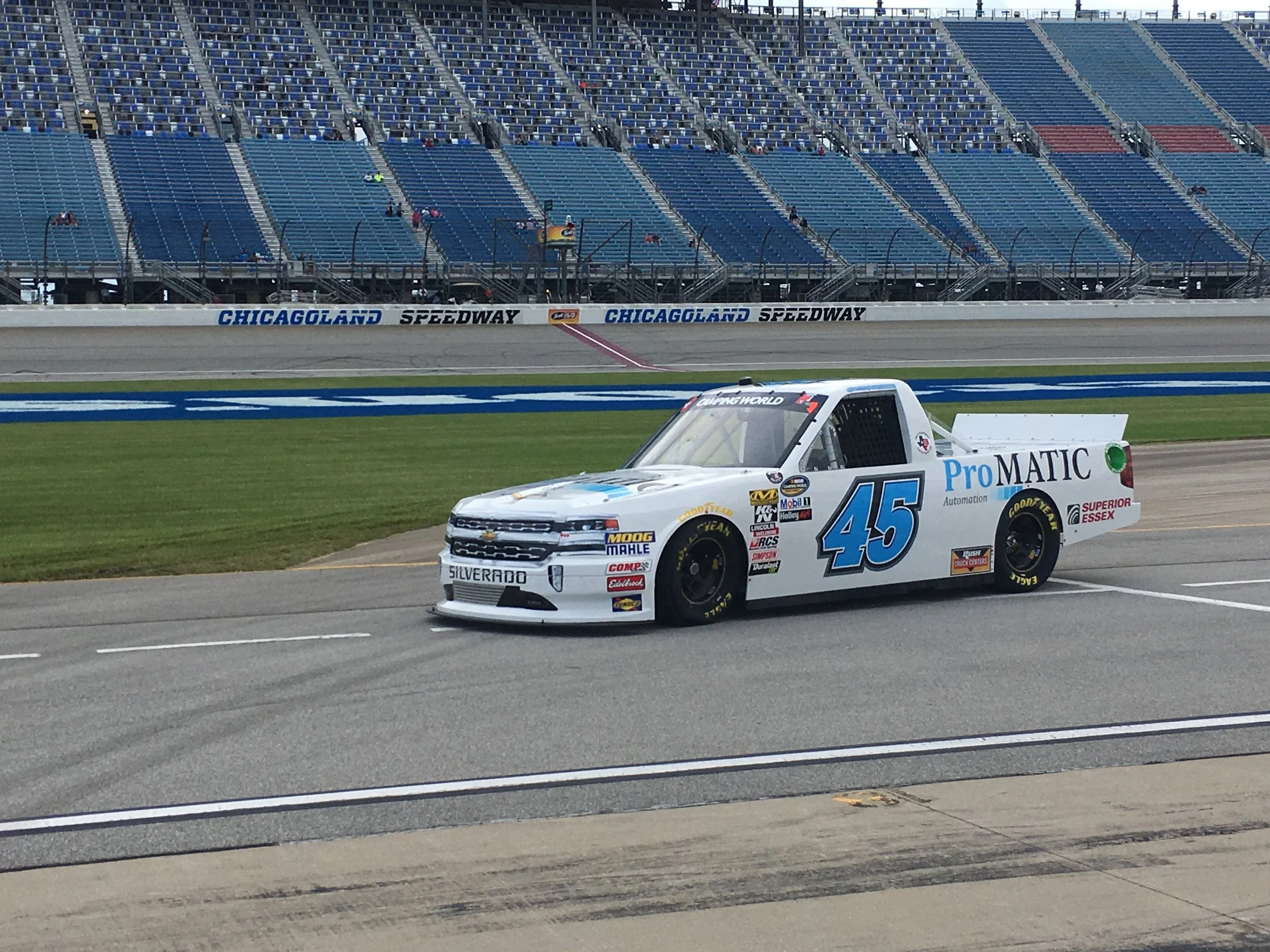 Justin Fontaine - Chicagoland Speedway Race Recap