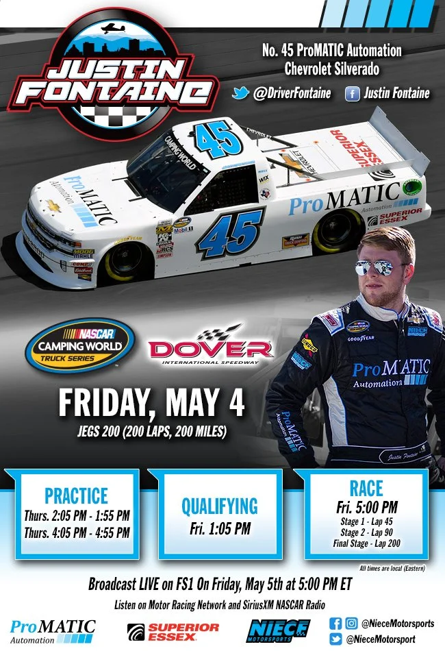 Justin Fontaine - Dover Race Advance