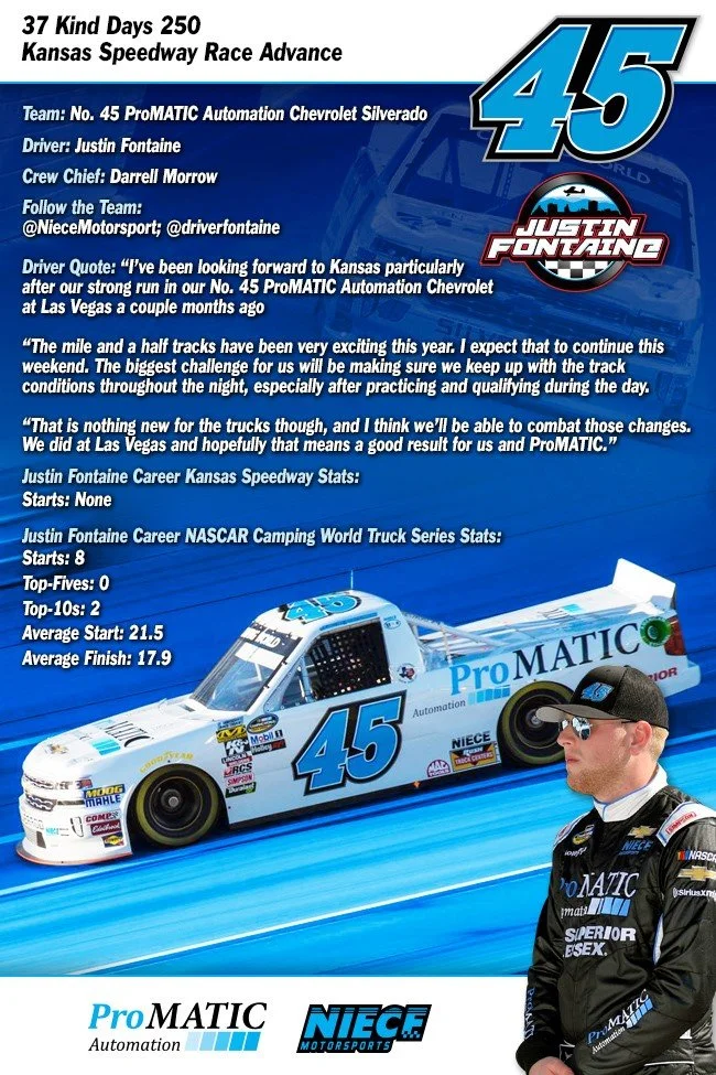 Justin Fontaine - Kansas Race Advance