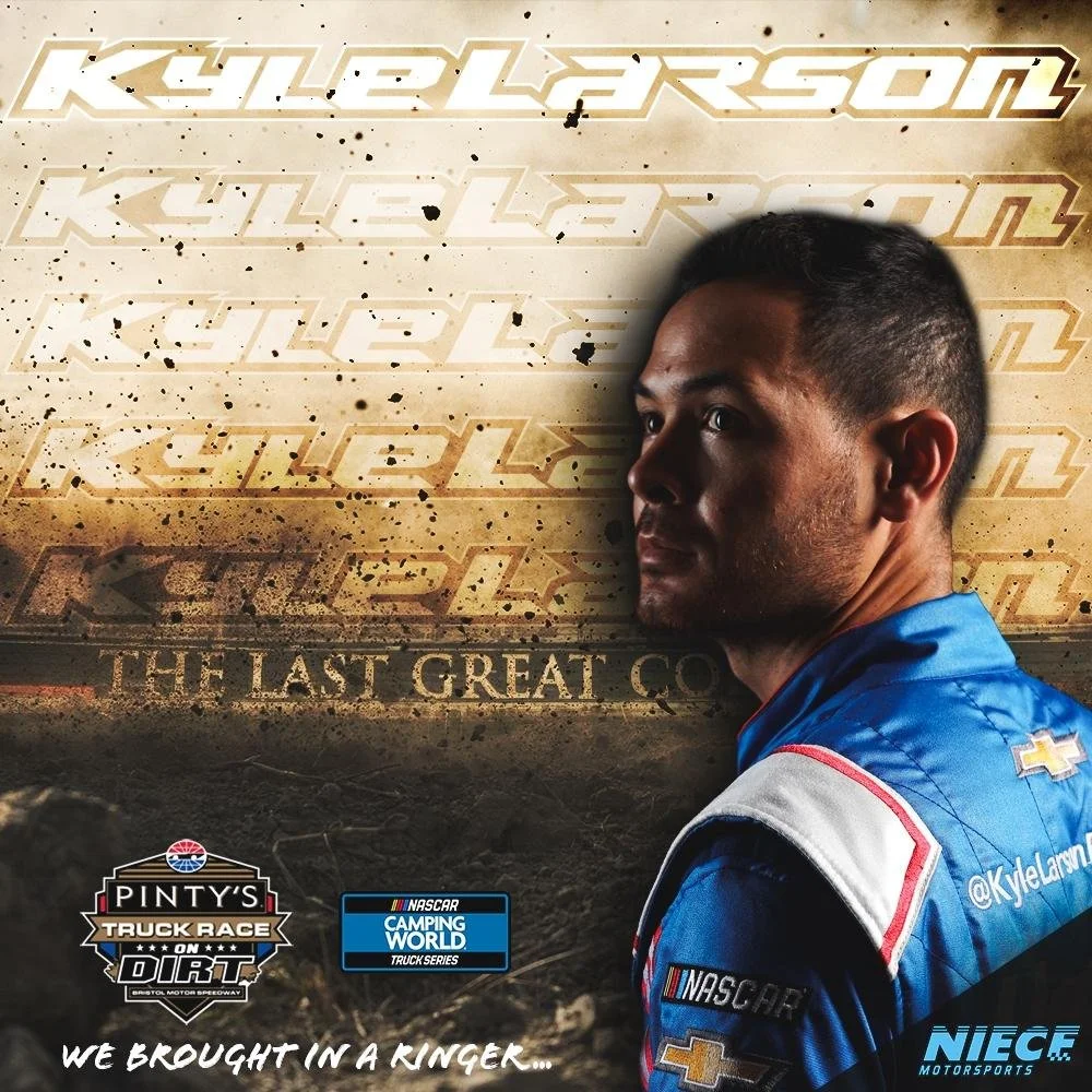 Kyle Larson Returns to the Truck Series for the Pinty’s Truck Race on Dirt