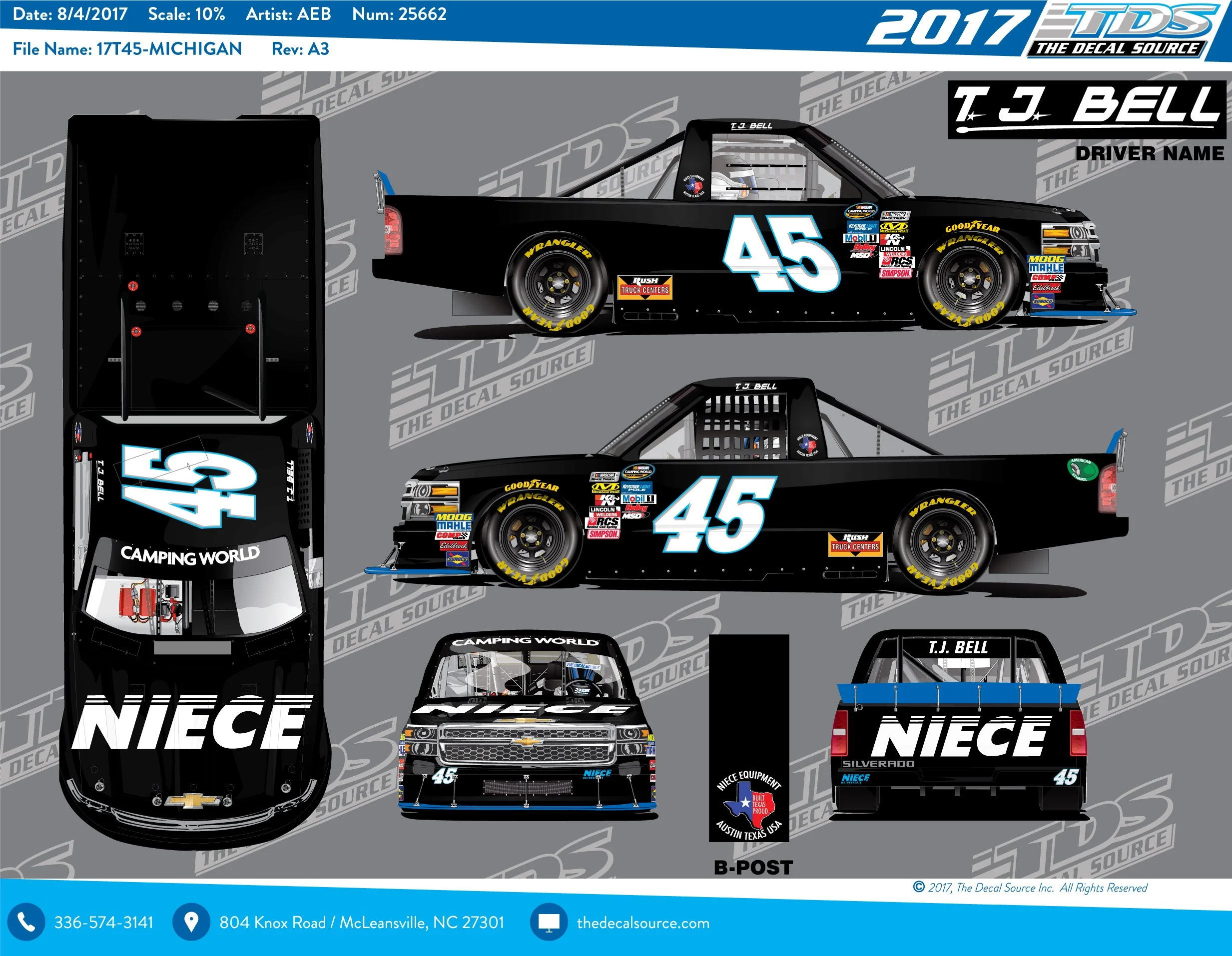 Michigan International Speedway Advance - TJ Bell