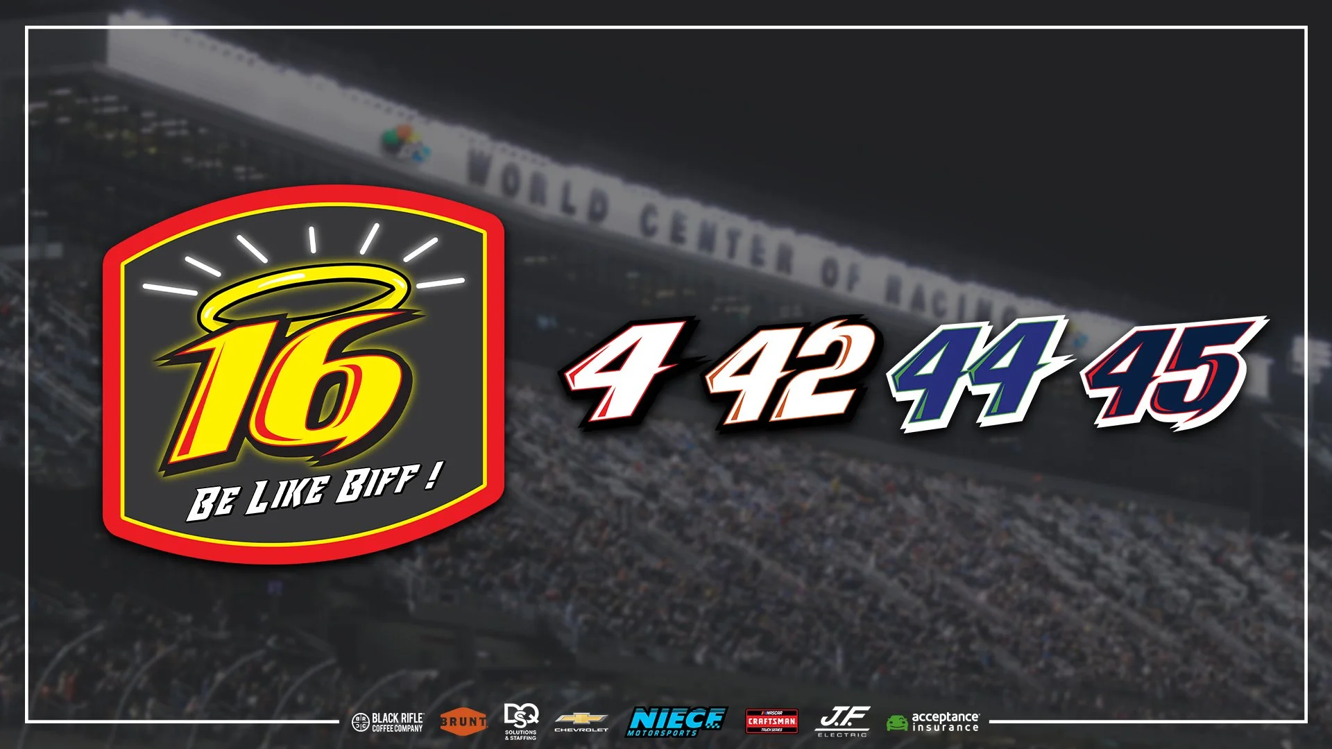 Niece Motorsports to Honor Greg Biffle's Legacy with a Special Tribute at Daytona