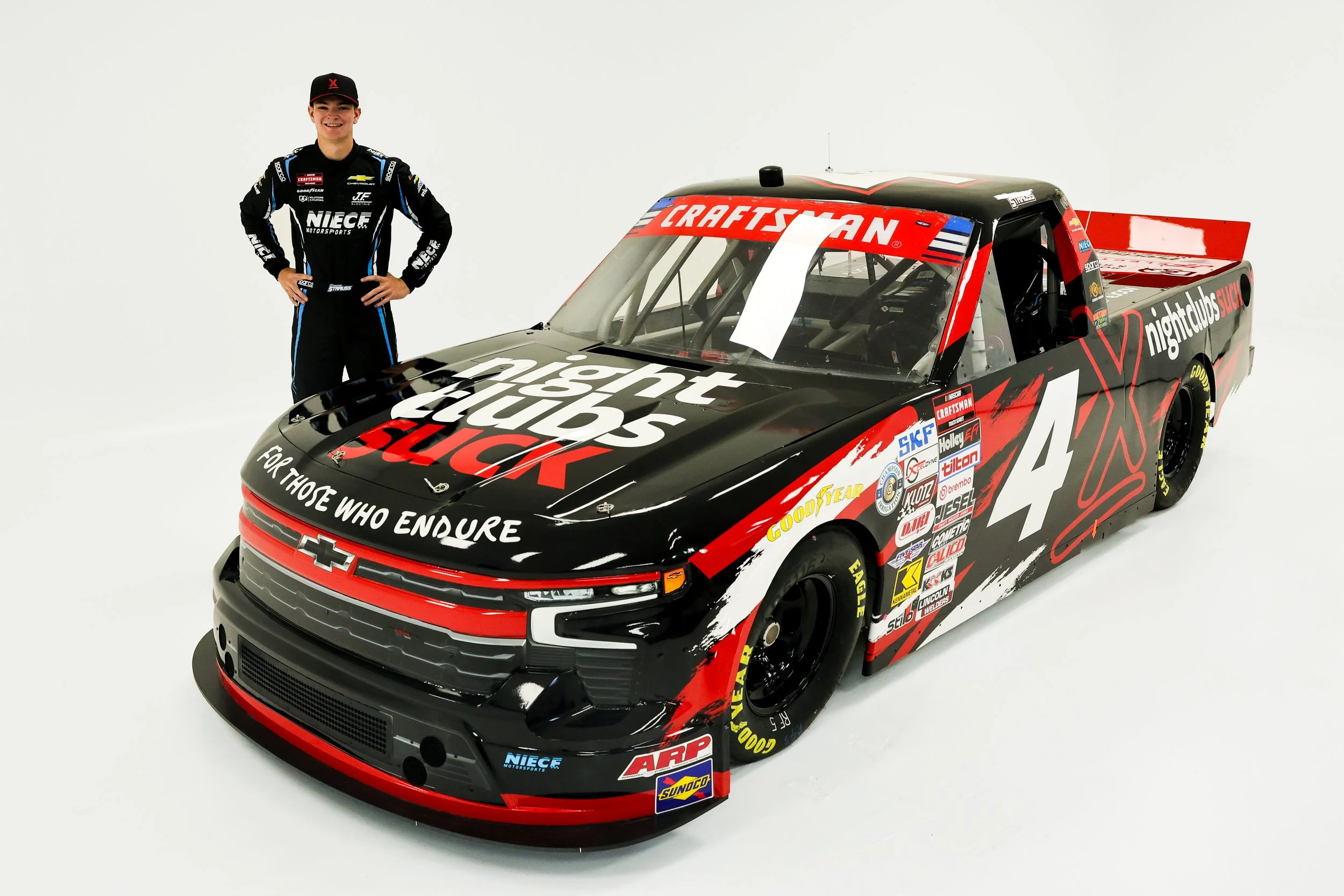 Donovan Strauss Partnering with Nightclubs Suck in Truck Series Debut