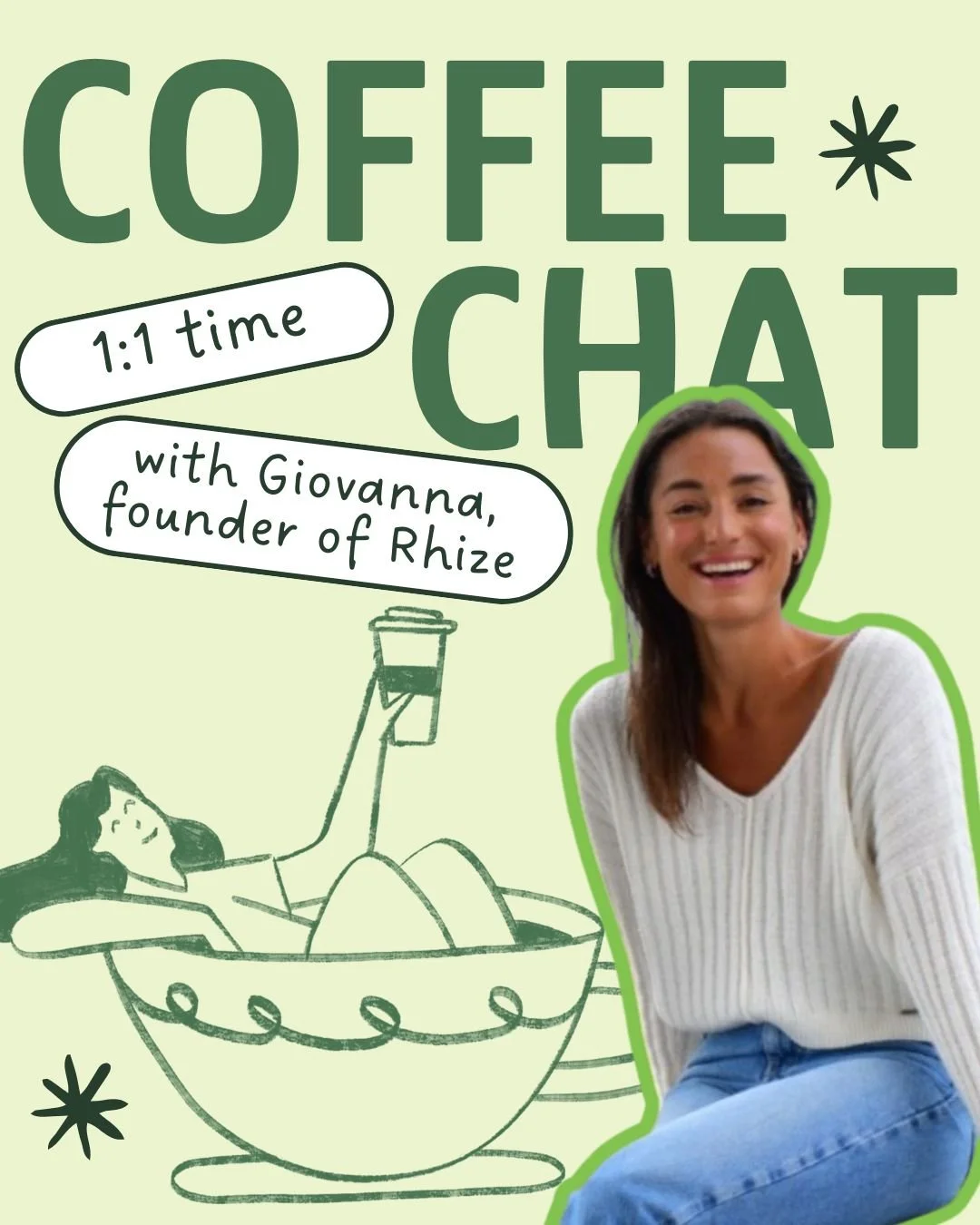 1:1 Coffee Chat with Giovanna, Founder of Rhize
