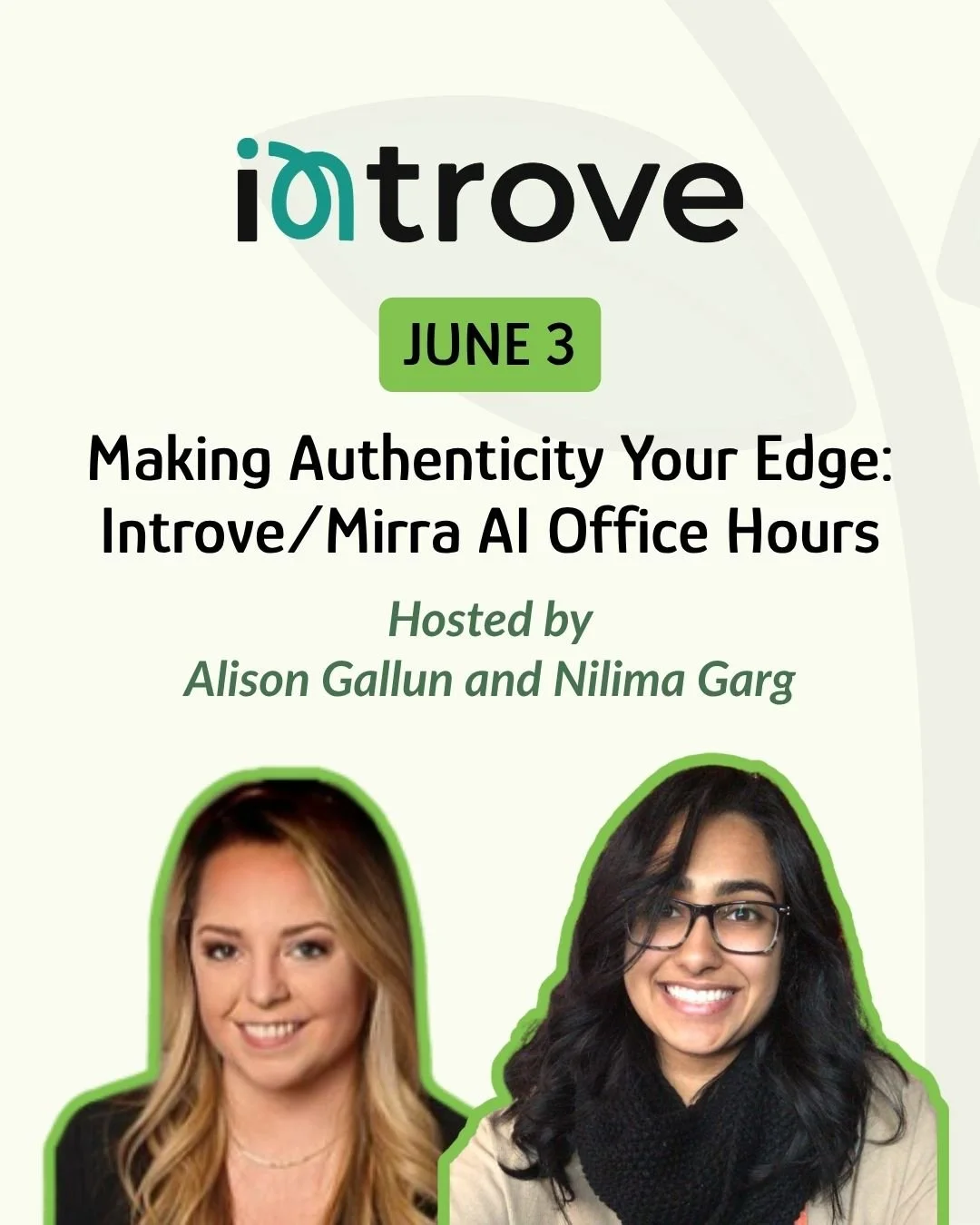 Making Authenticity Your Edge: Introve/Mirra AI Office Hours (with Our Resident AI Experts!!)