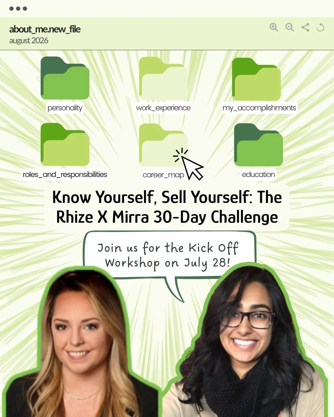 Know Yourself, Sell Yourself: The Rhize X Mirra 30-Day Challenge