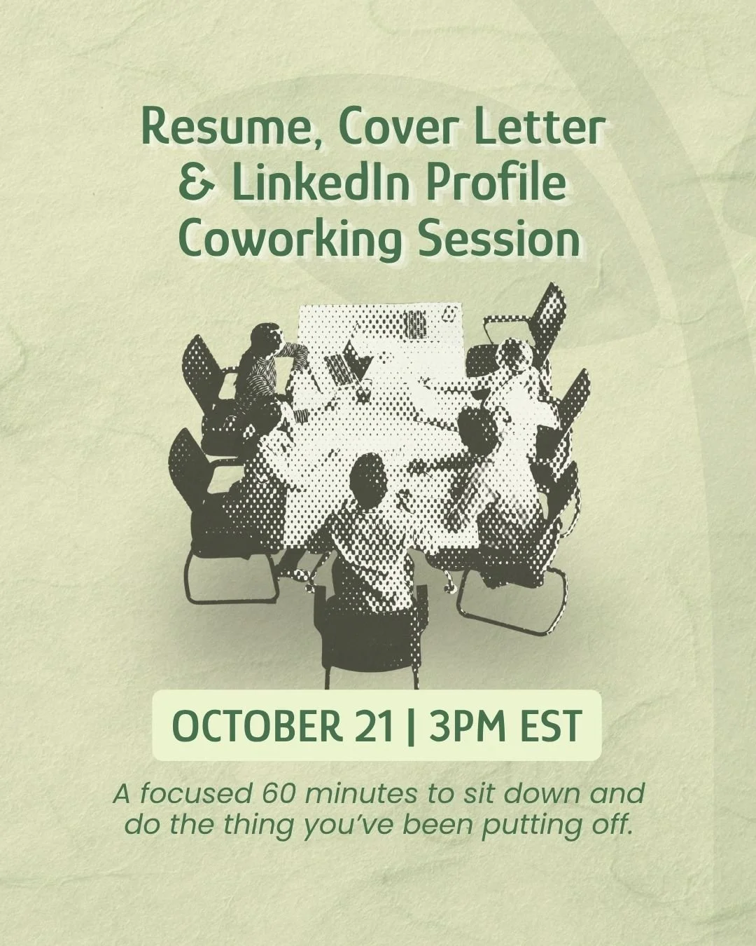 Resume, Cover Letter &amp; LinkedIn Profile Coworking Session