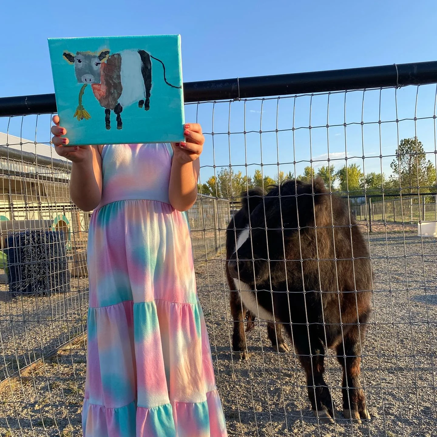 Sweet Barnaby was the most adorable model for our September paint day at Lil&rsquo; Buckaroos