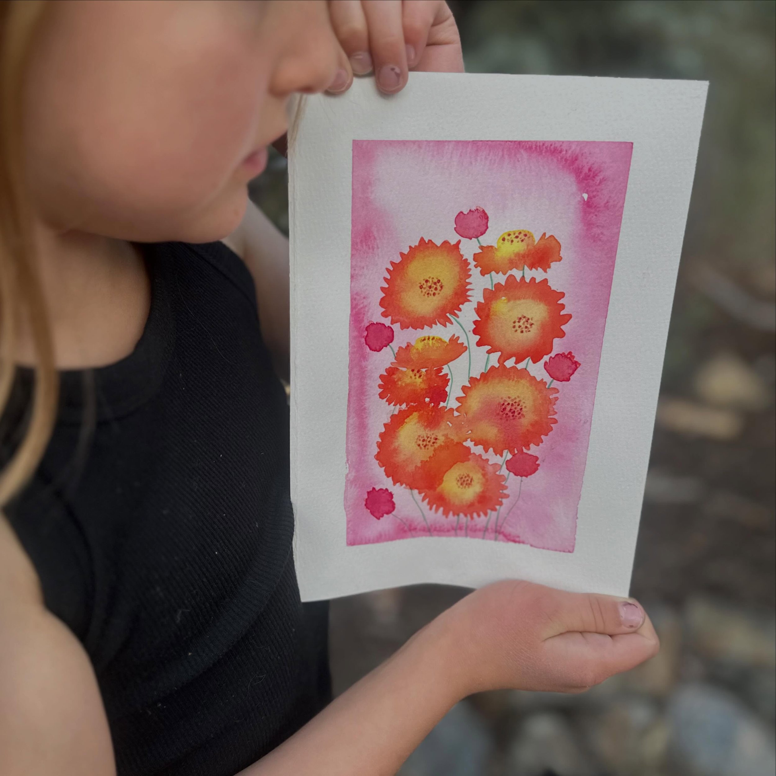 Hey Dads! Do your kids need a last minute Mother&rsquo;s Day card idea? Paint straw flowers along with us over at catmintcreative.substack.com where we posted a Mother&rsquo;s Day paint along video for your kids! Grab watercolor paper, watercolor pai