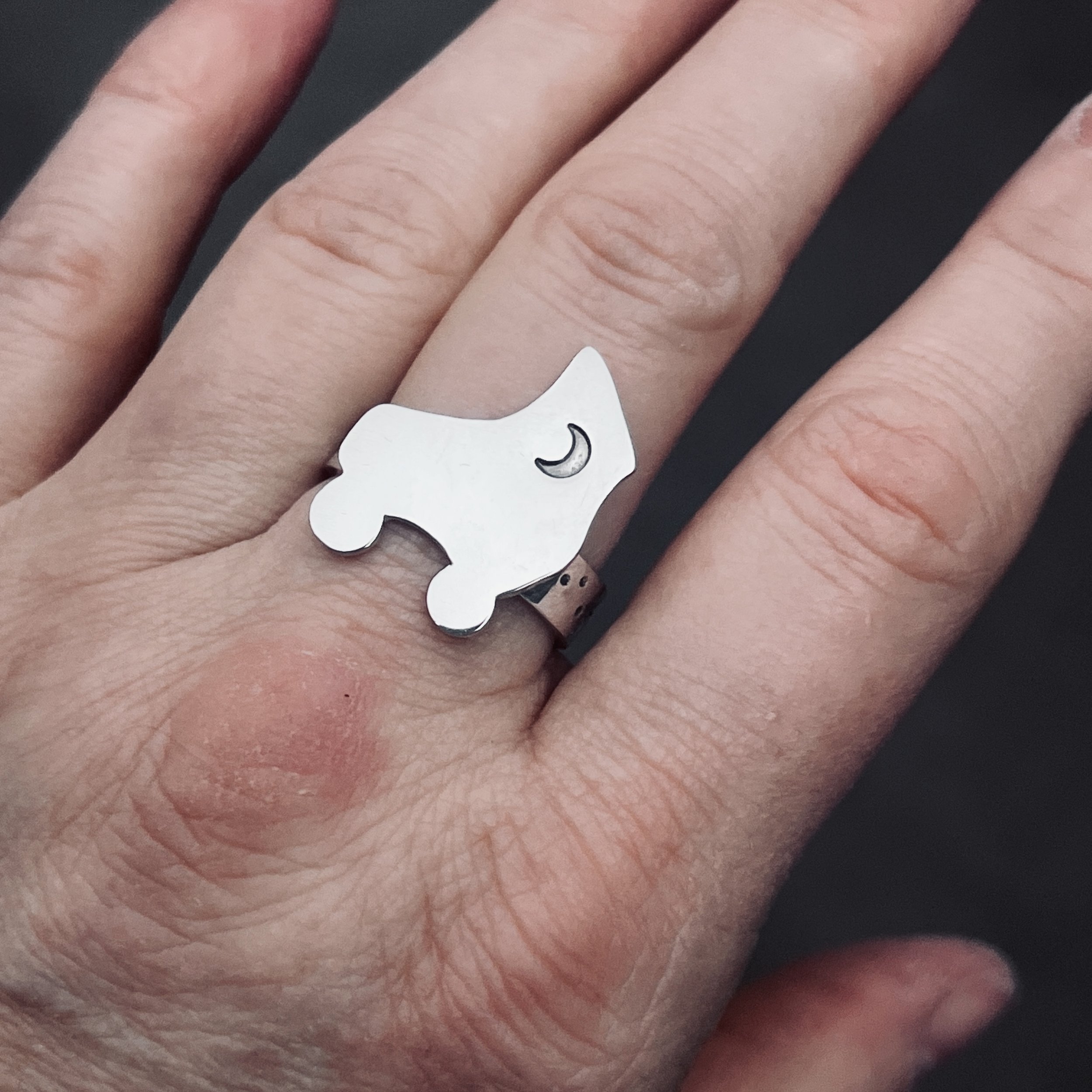 Skate Ring - Onyx - Made to Order