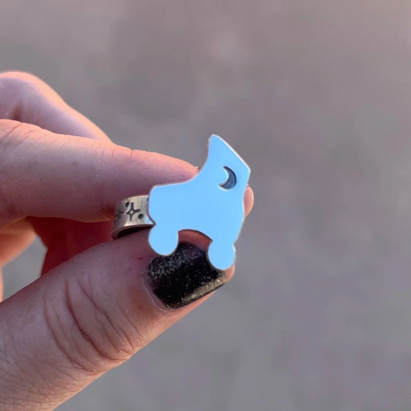 Skate Ring • Onyx • Size 8