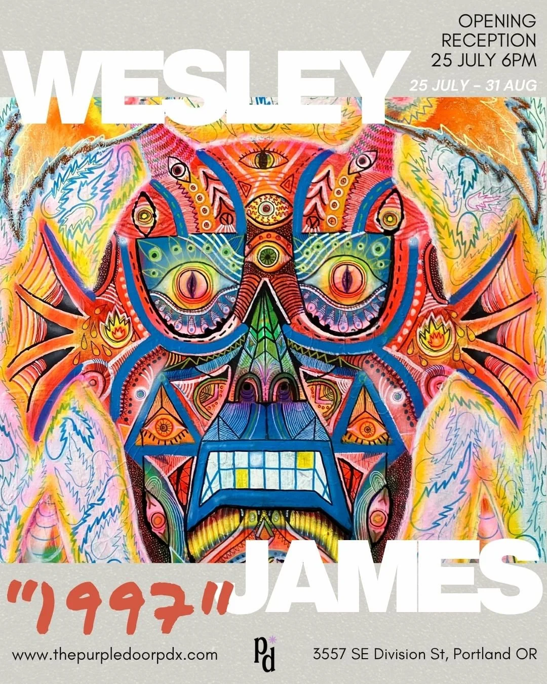 Wesley James "1997" solo exhibition opening party!