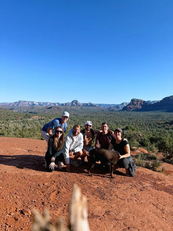 Group photo of my mastermind in Sedona