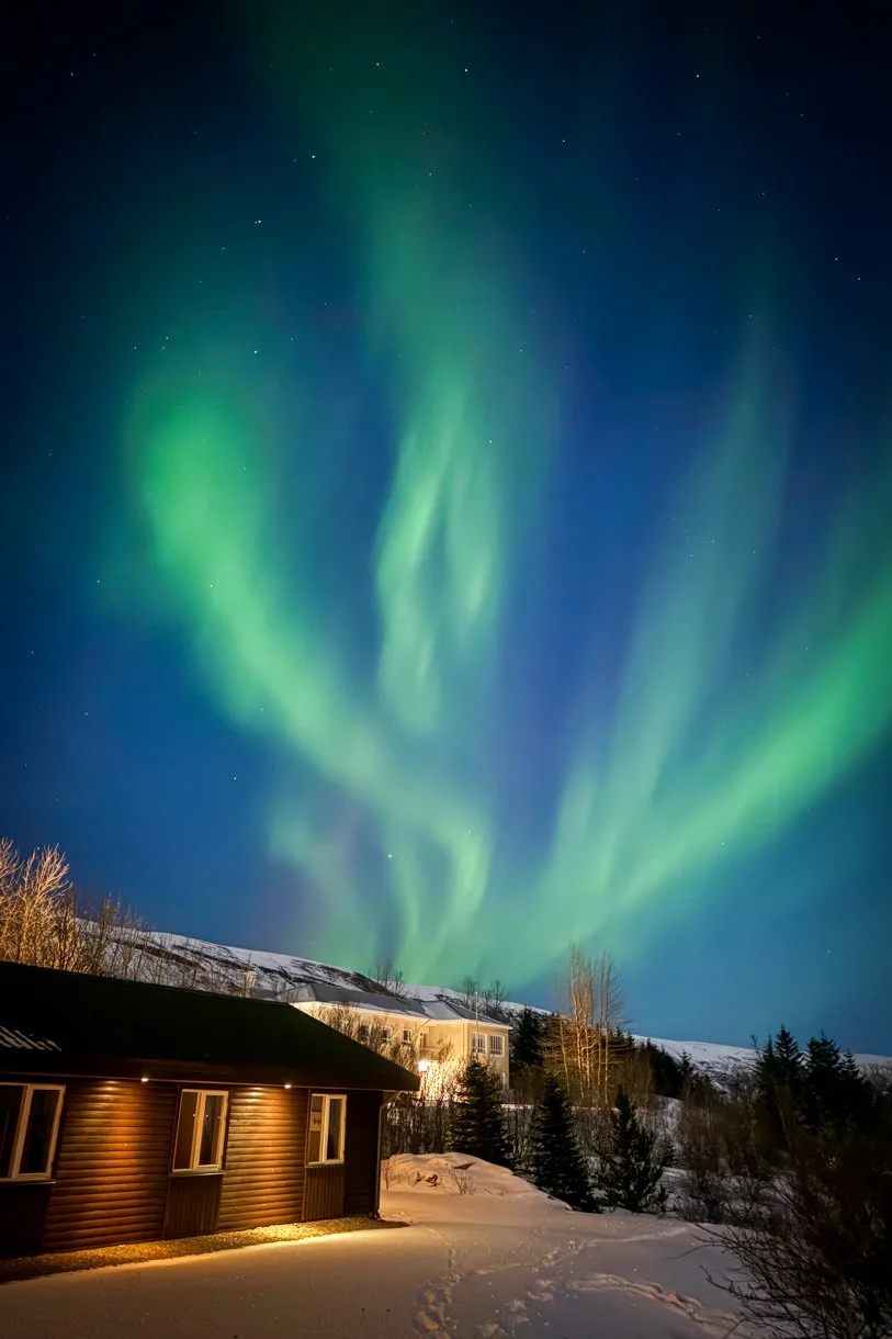Northern Lights view in Iceland