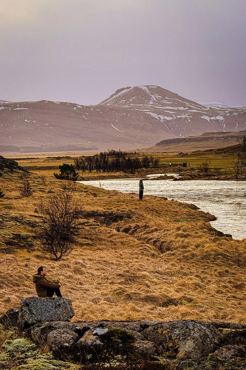 Iceland Retreat outdoor meditation