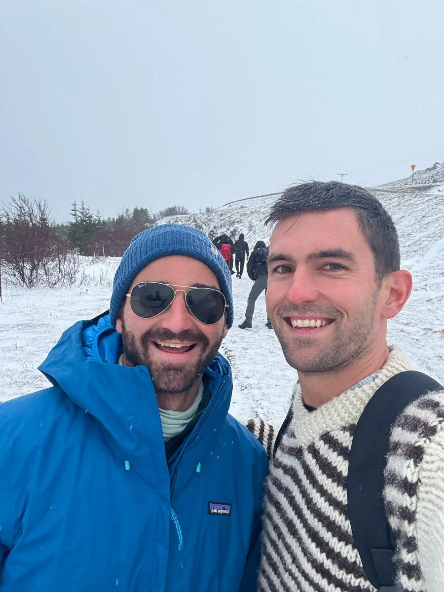 My photo of me and fellow entrepreneur Joshua Church, who built a $30 million business