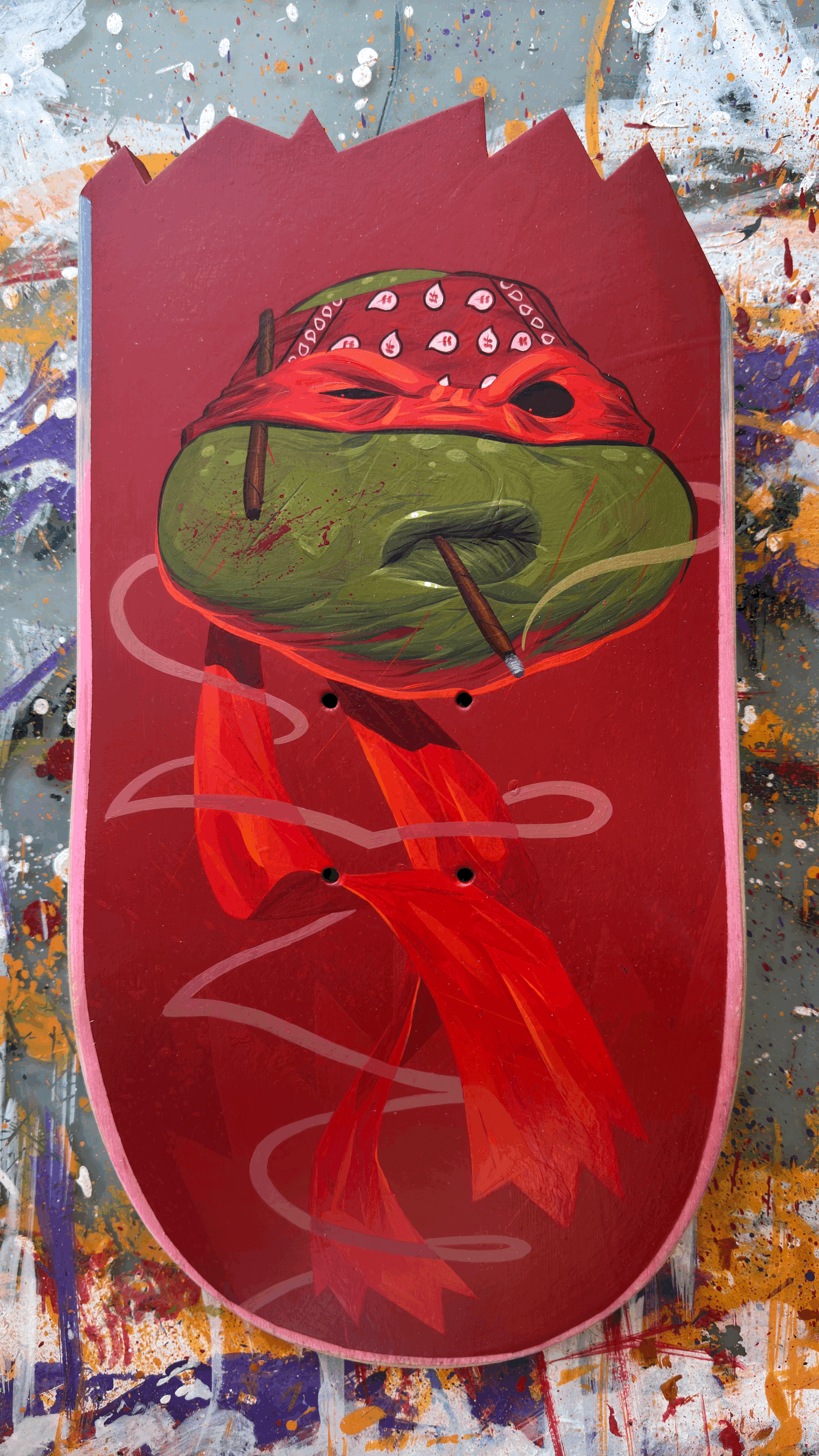Raphael TMNT Skate Deck 1 of 2