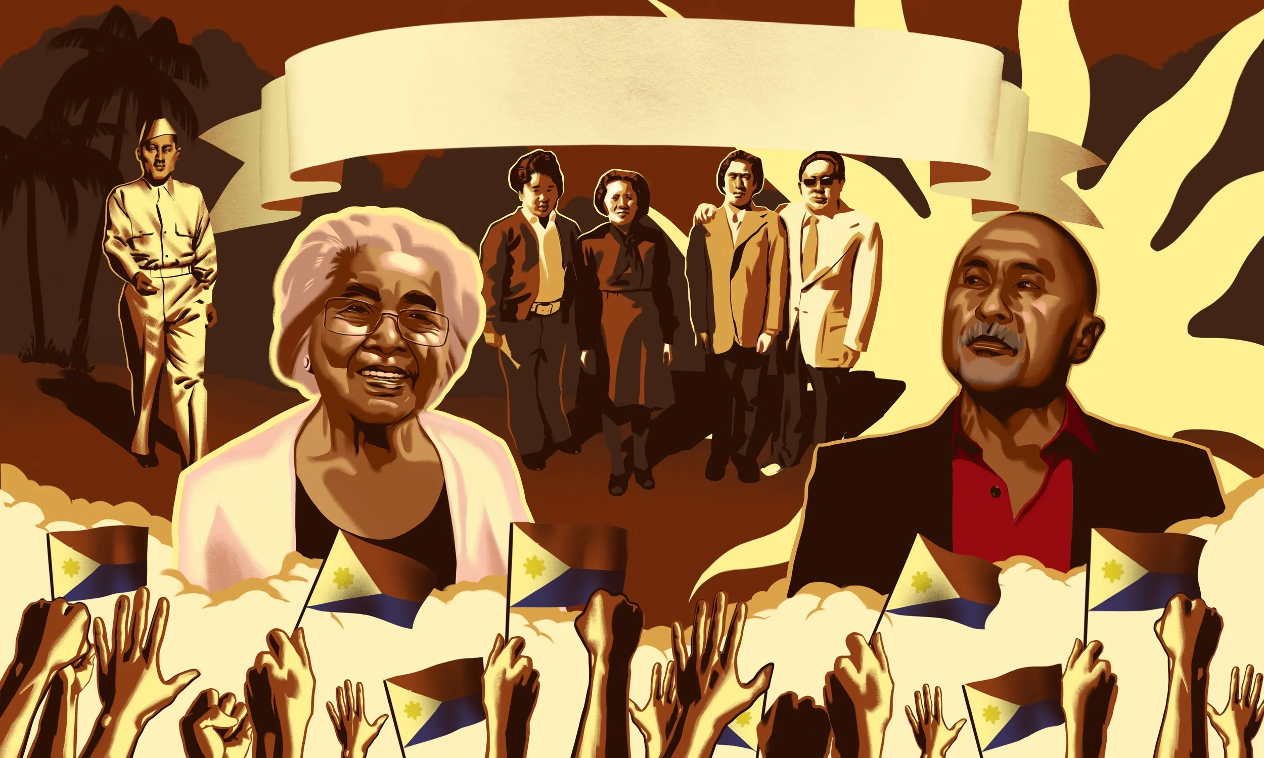 Fox TV mural design production art