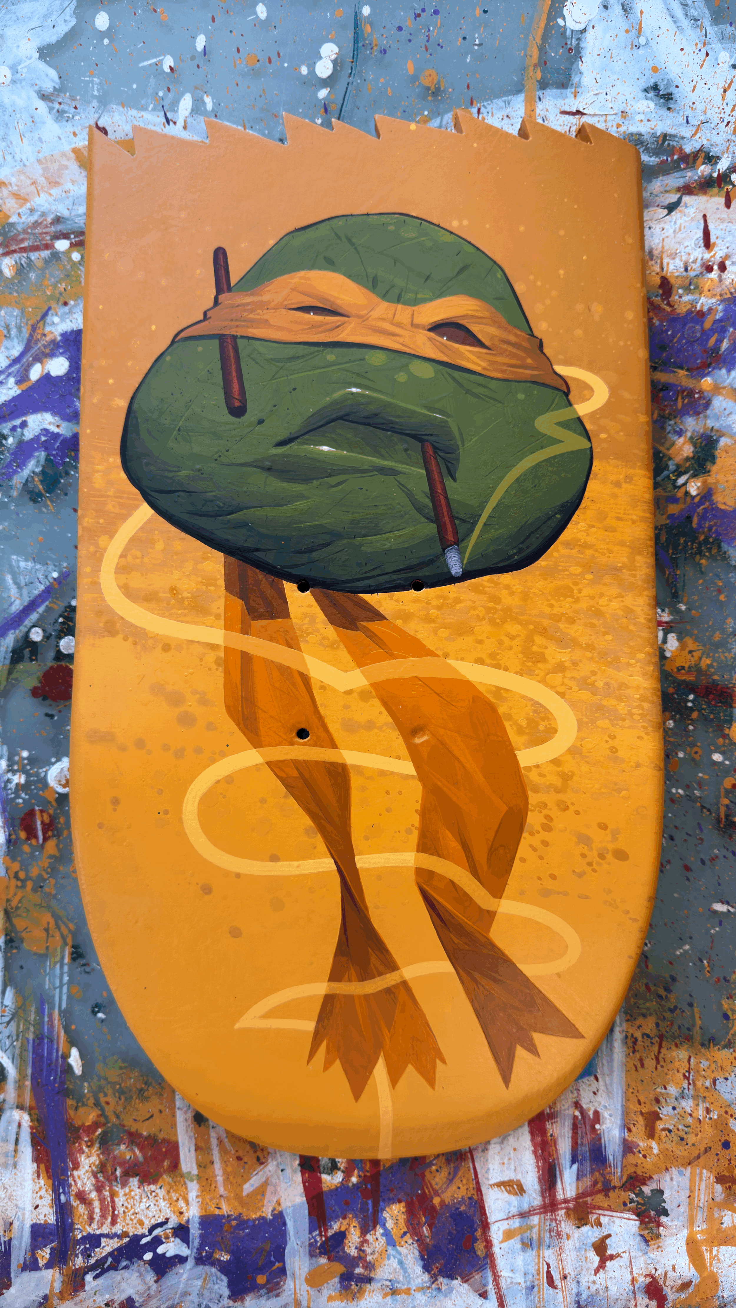 Michaelangelo TMNT Skate Deck 1 of 2